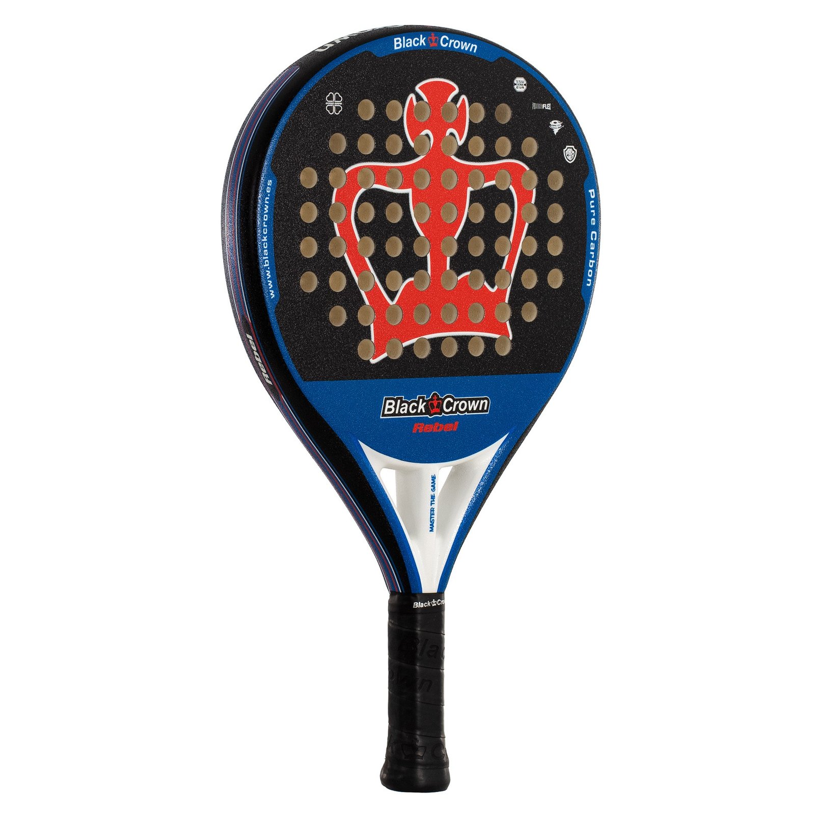 pala de pádel black crown rebel 4