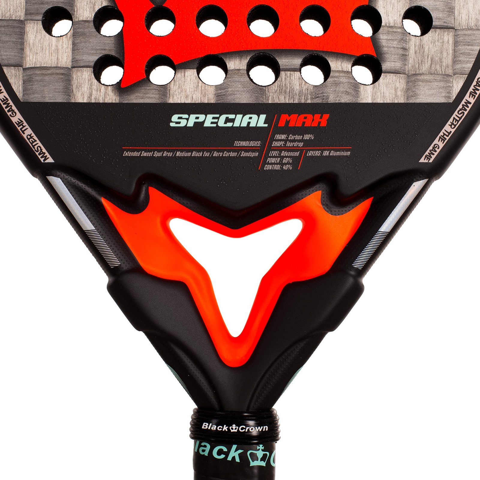 pala de pádel black crown special max 3