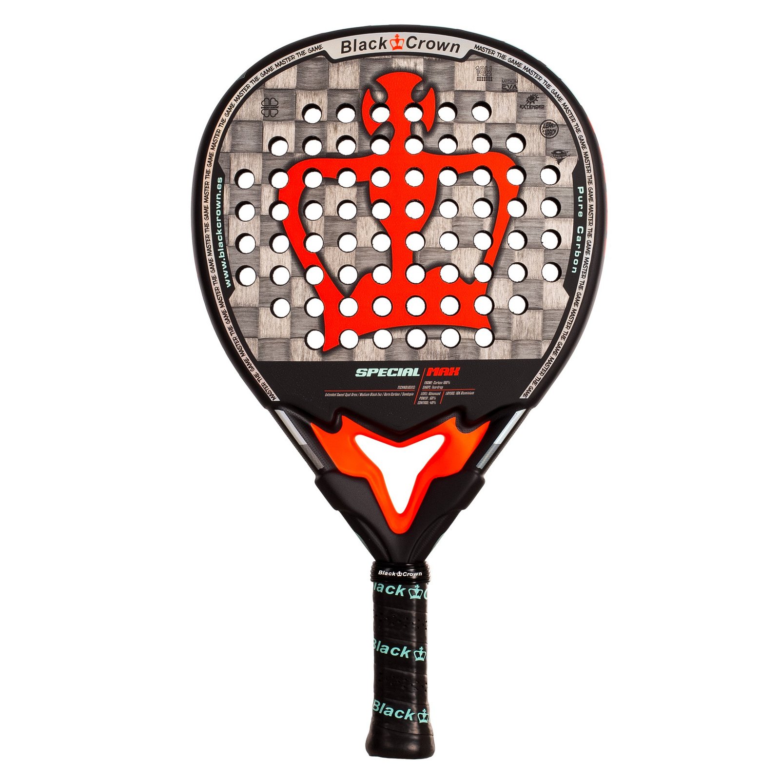 pala de pádel black crown special max 4