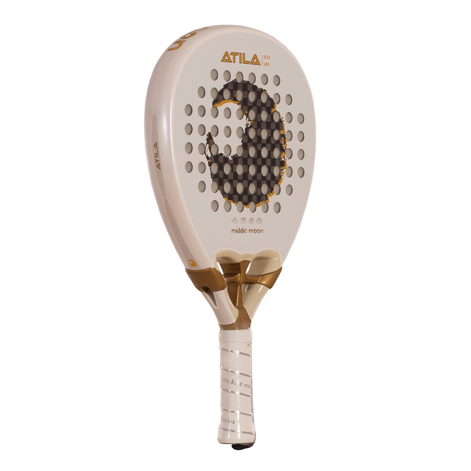 pala de pádel middle moon atila 3.0 12k 2