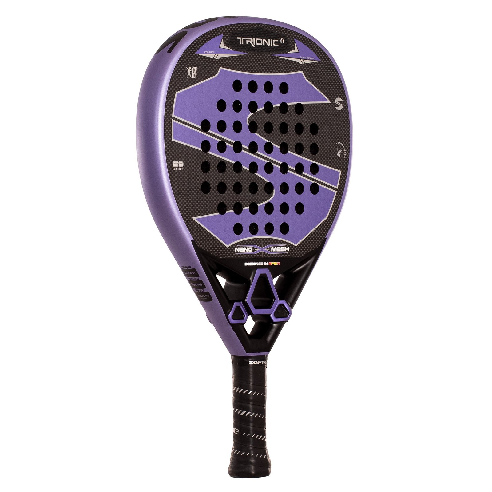 pala de pádel softee trionic nano mesh 1