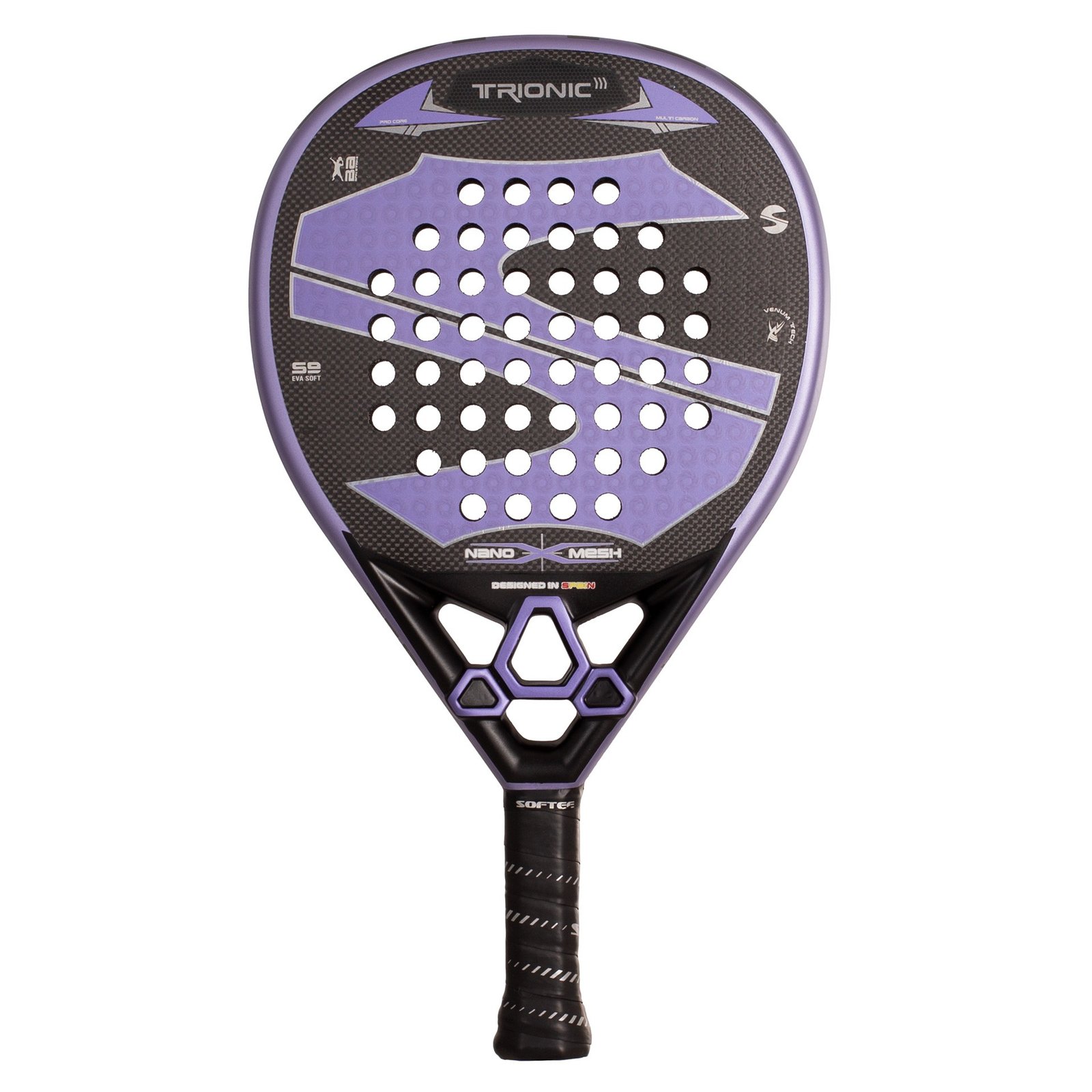pala de pádel softee trionic nano mesh 4