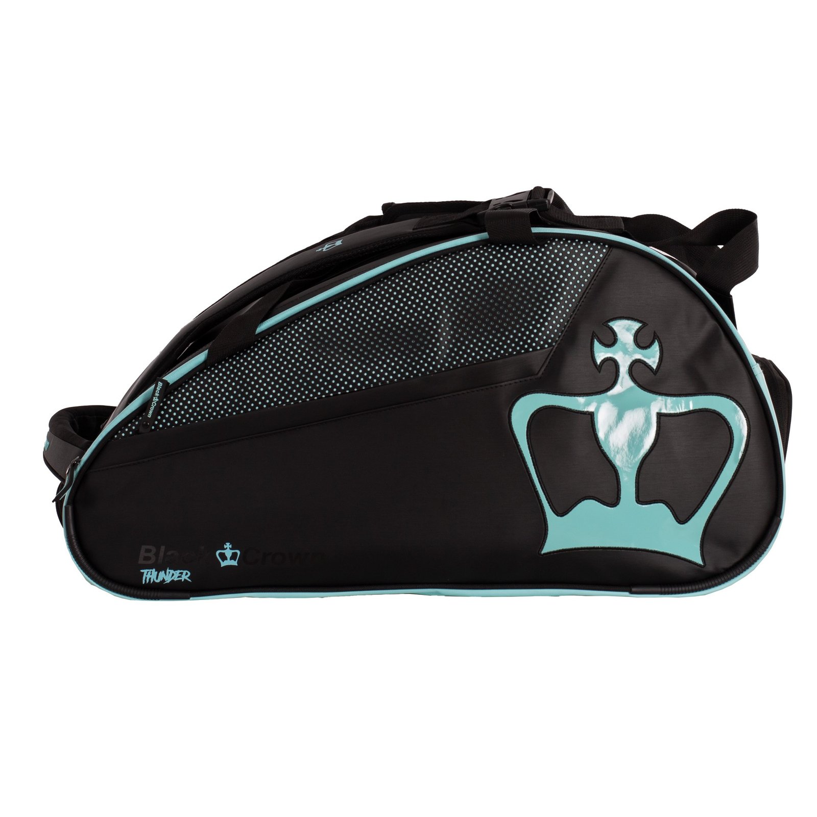 paletero black crown thunder negro turquesa
