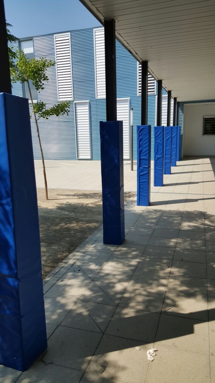 proteccion columna cuadrada o rectangular deluxe 2 mt altura grosor 5 cm -metro lineal- 1