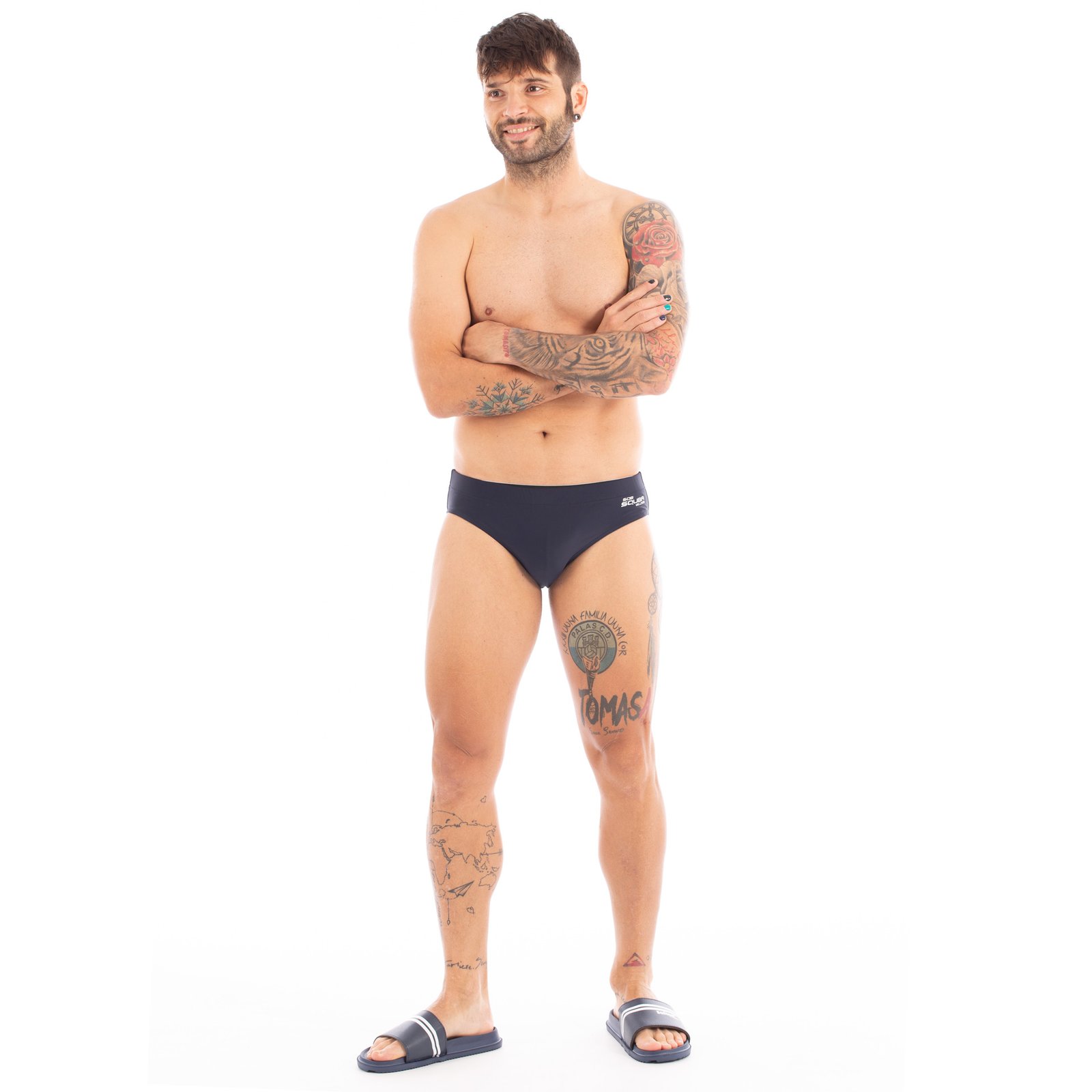slip squba series training hombre marino