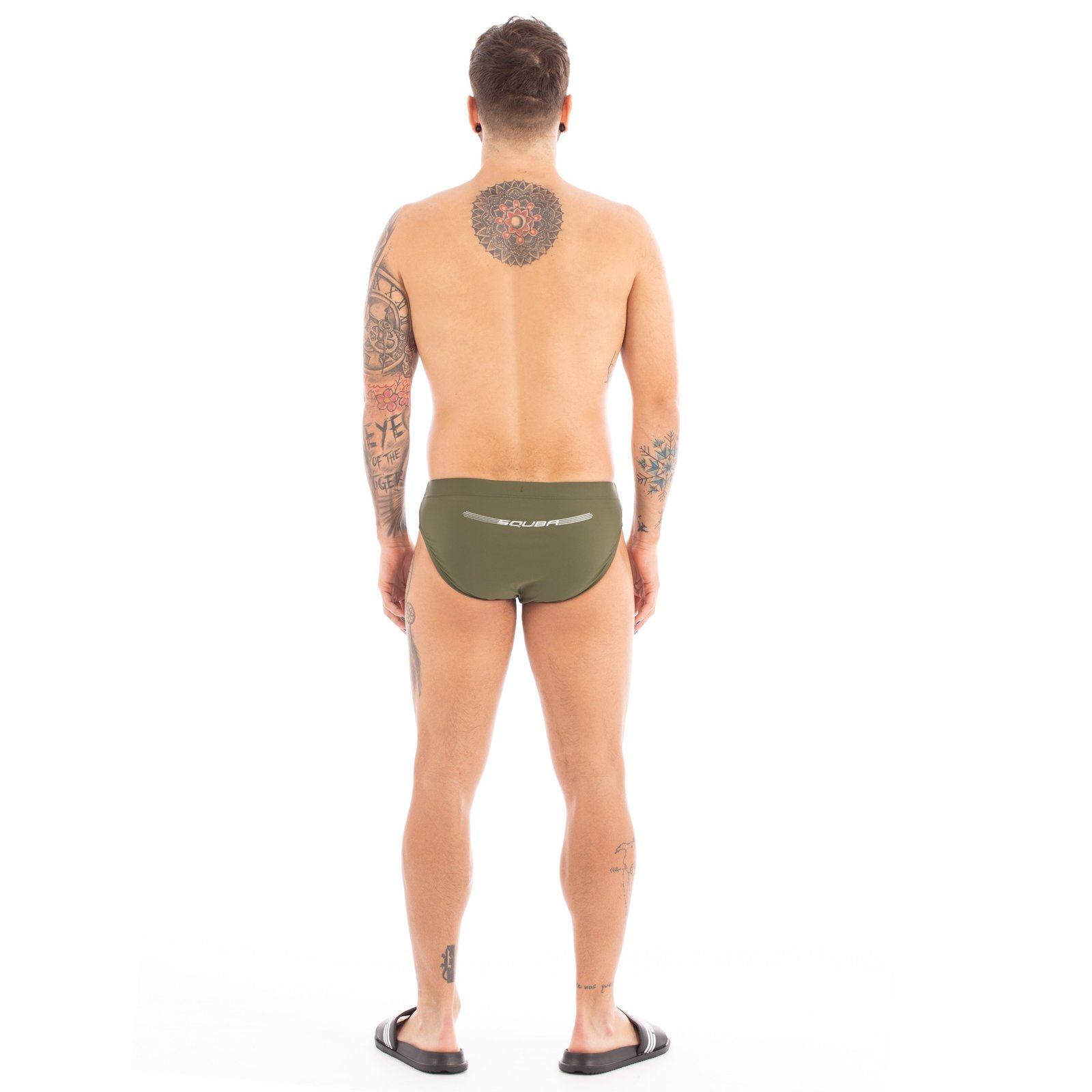 slip squba series training hombre verde oscuro 2