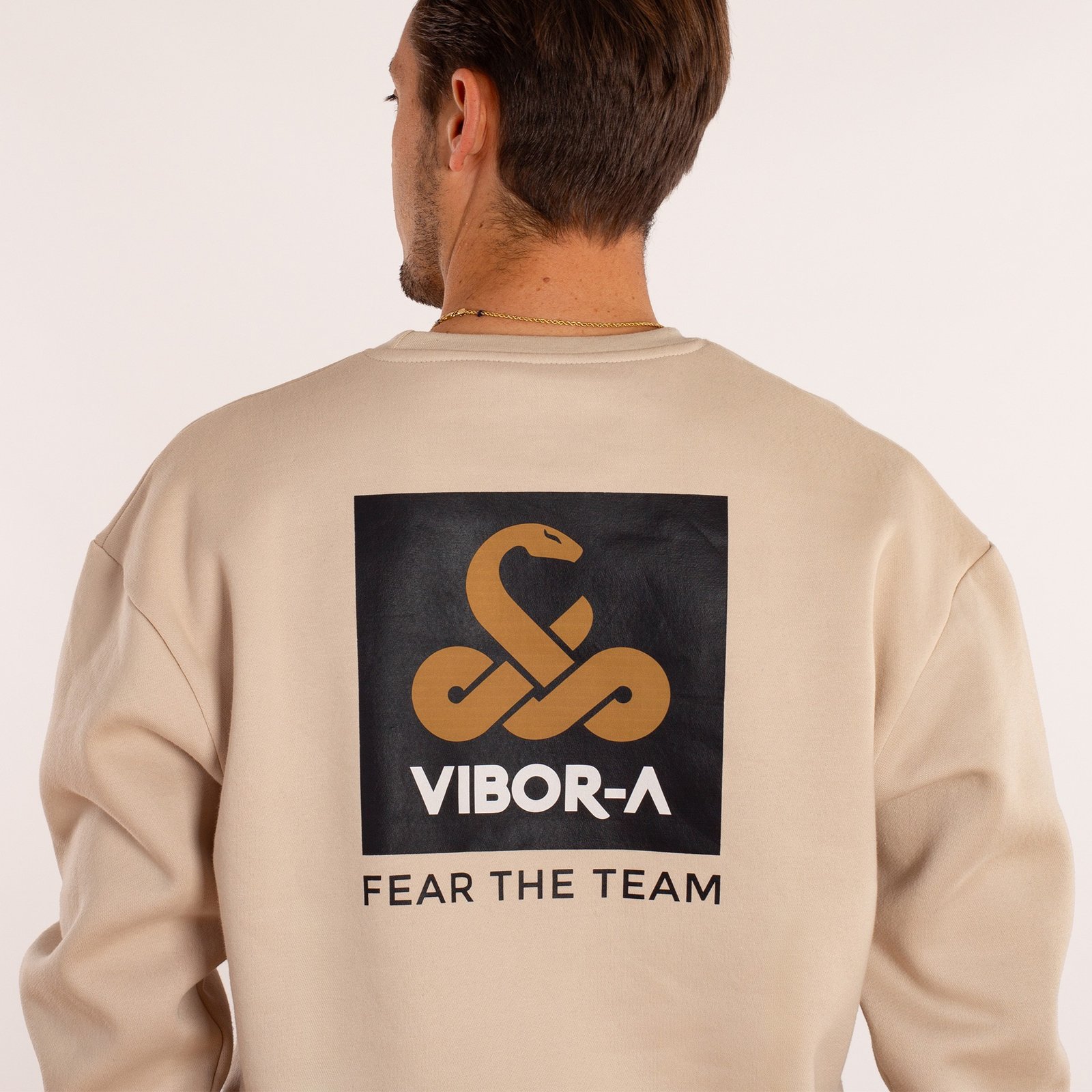 sudadera vibor-a cascabel beige 4