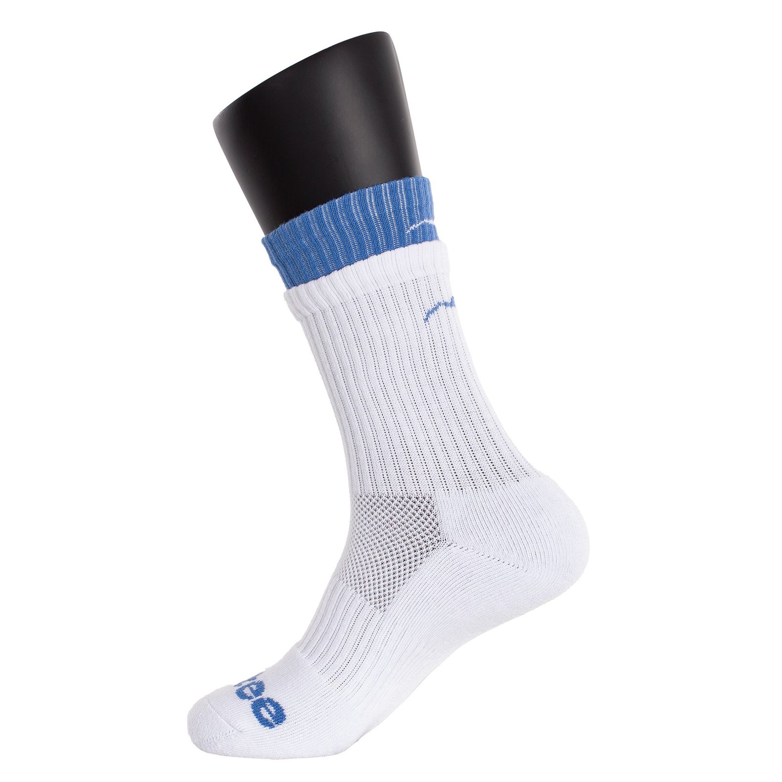 calcetines softee doble blanco marino 2