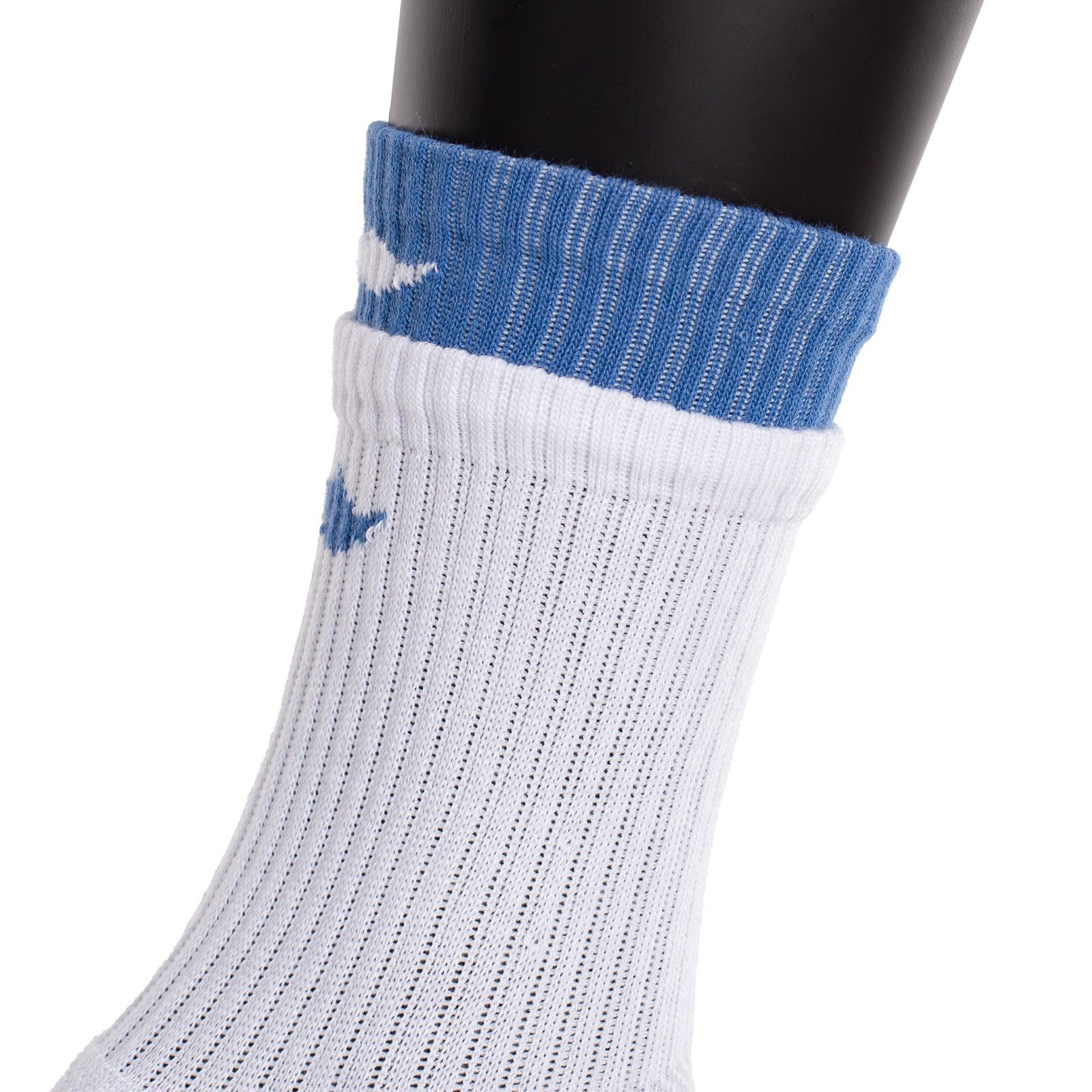 calcetines softee doble blanco marino 4