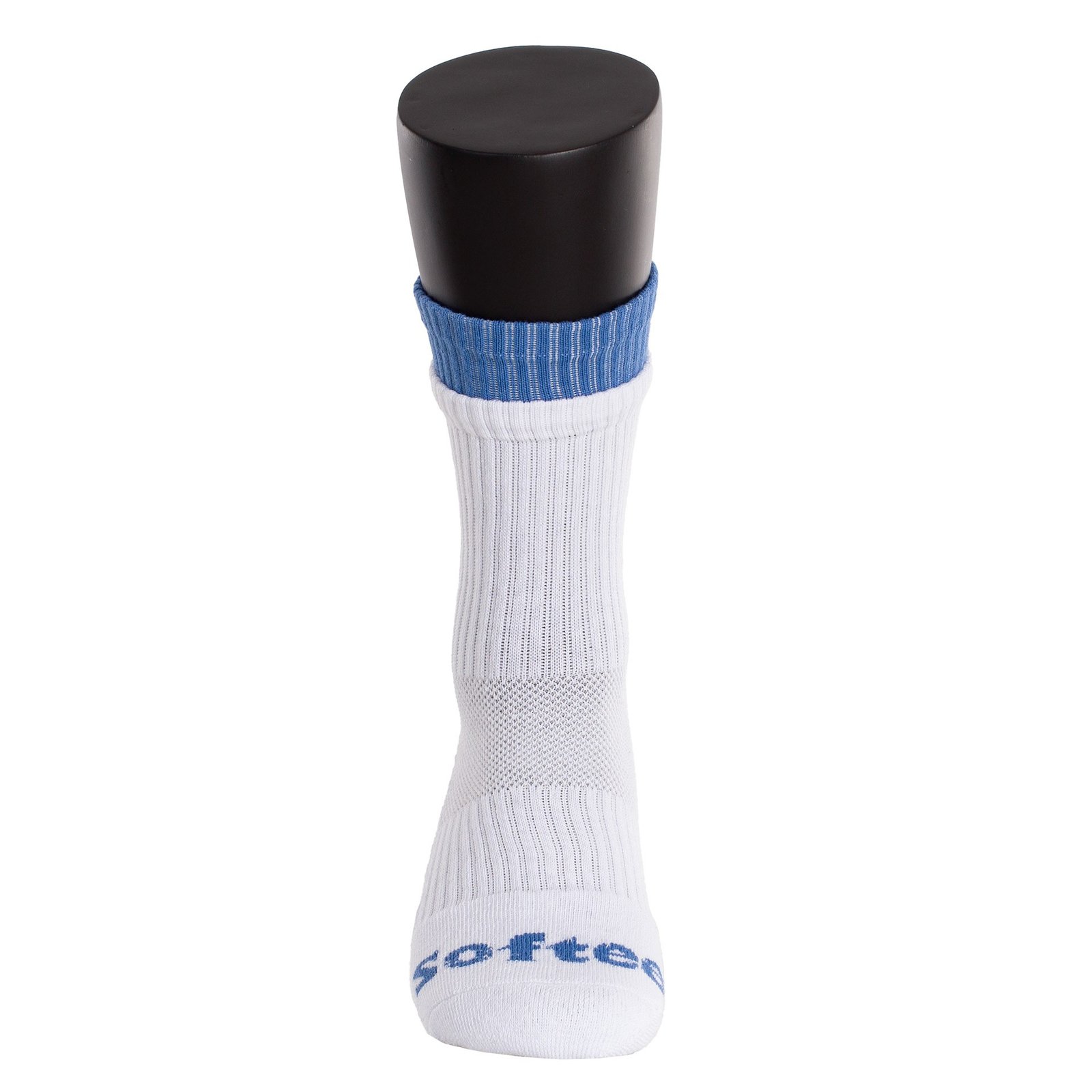 calcetines softee doble blanco marino 5