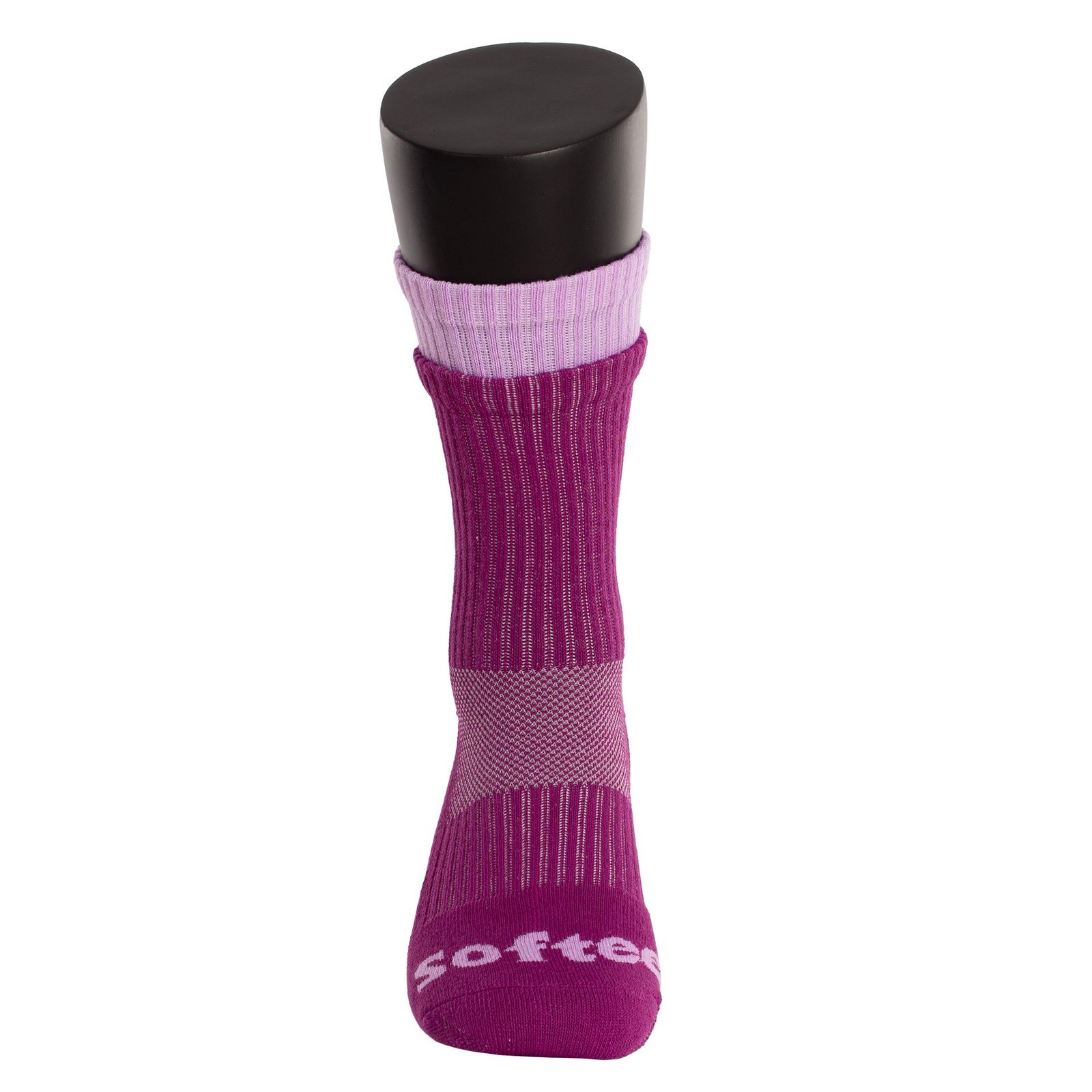 calcetines softee doble morado 2