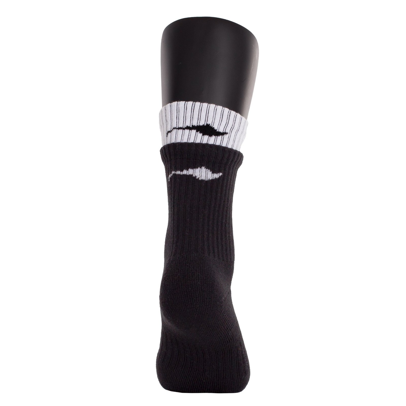 calcetines softee doble negro blanco 2