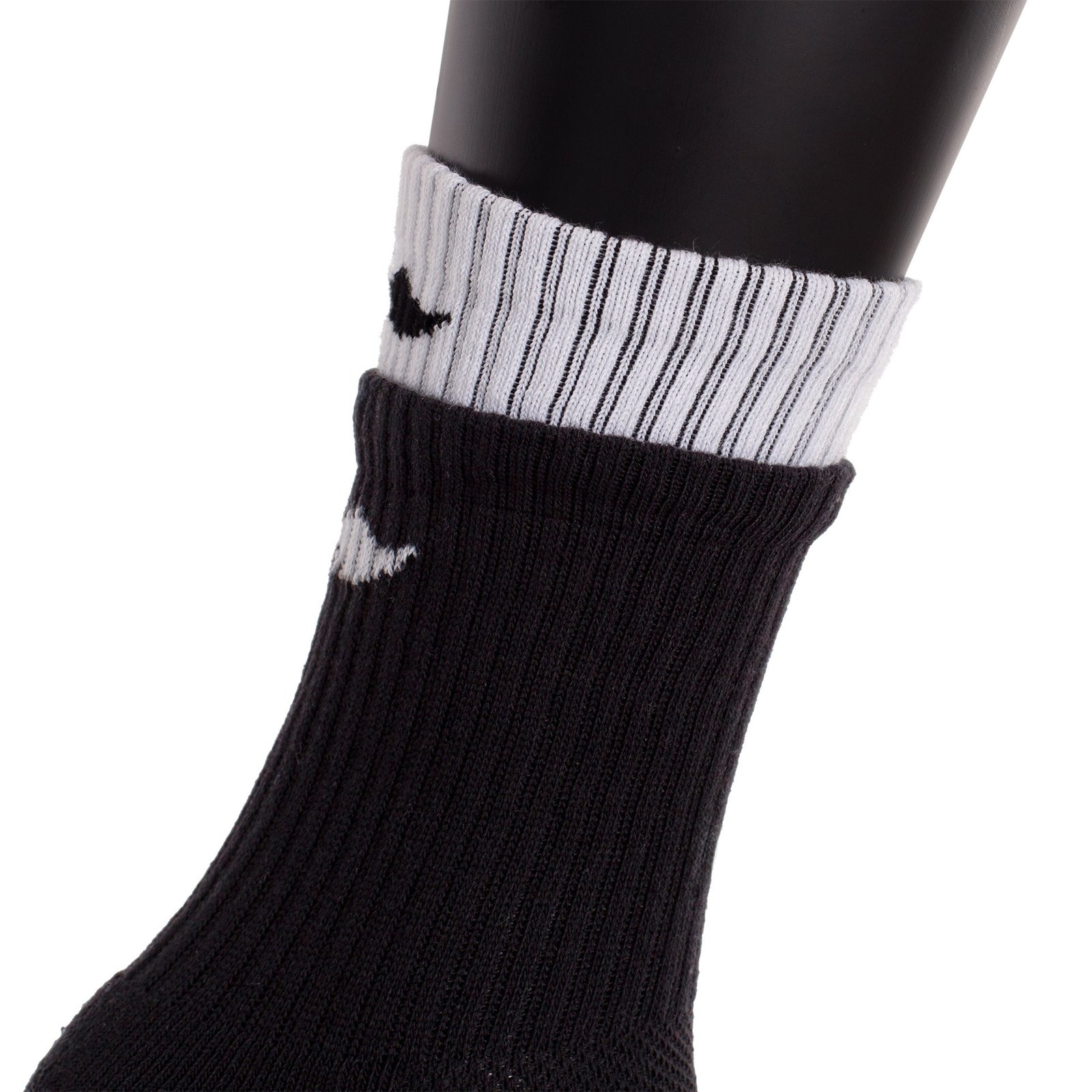 calcetines softee doble negro blanco 4