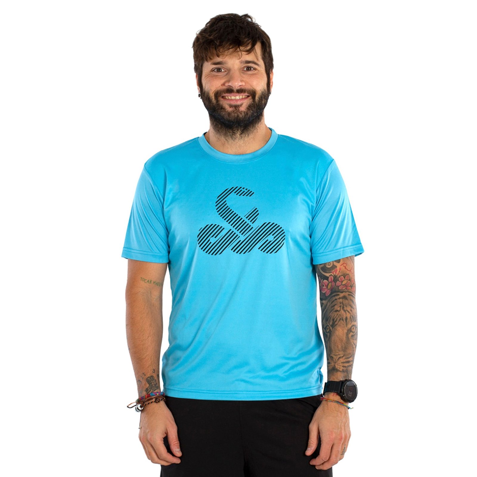 camiseta vibor-a taipan hombre azul eléctrico