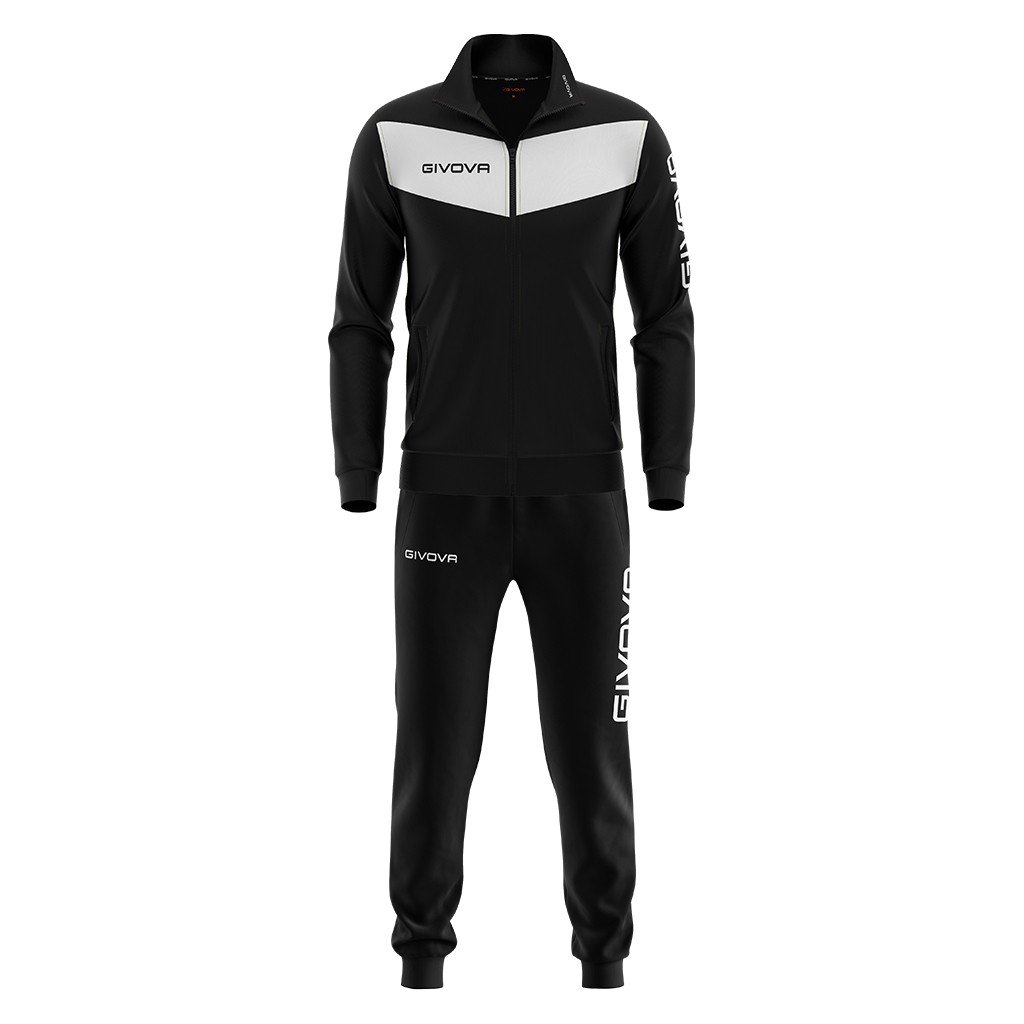 chándal givova visa negro blanco