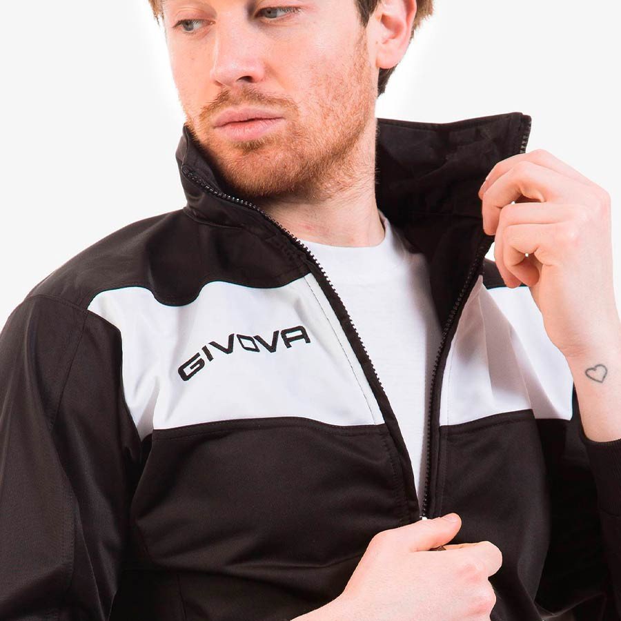 chándal givova visa negro blanco 2