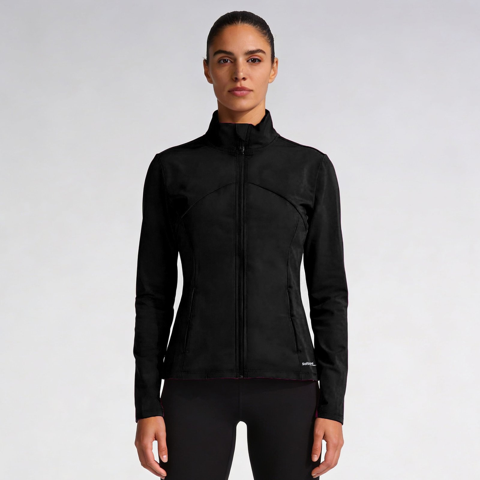 jacket de mujer softee fusion negro 1