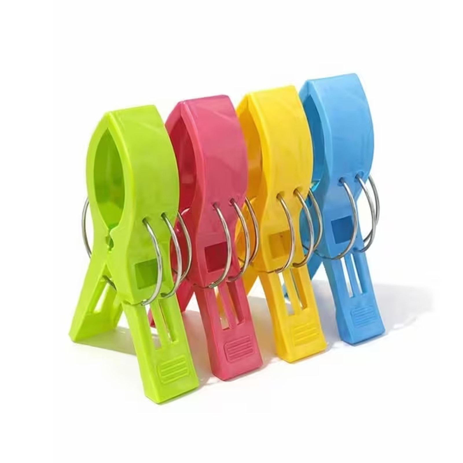 juego de 4 pinzas para toalla softee