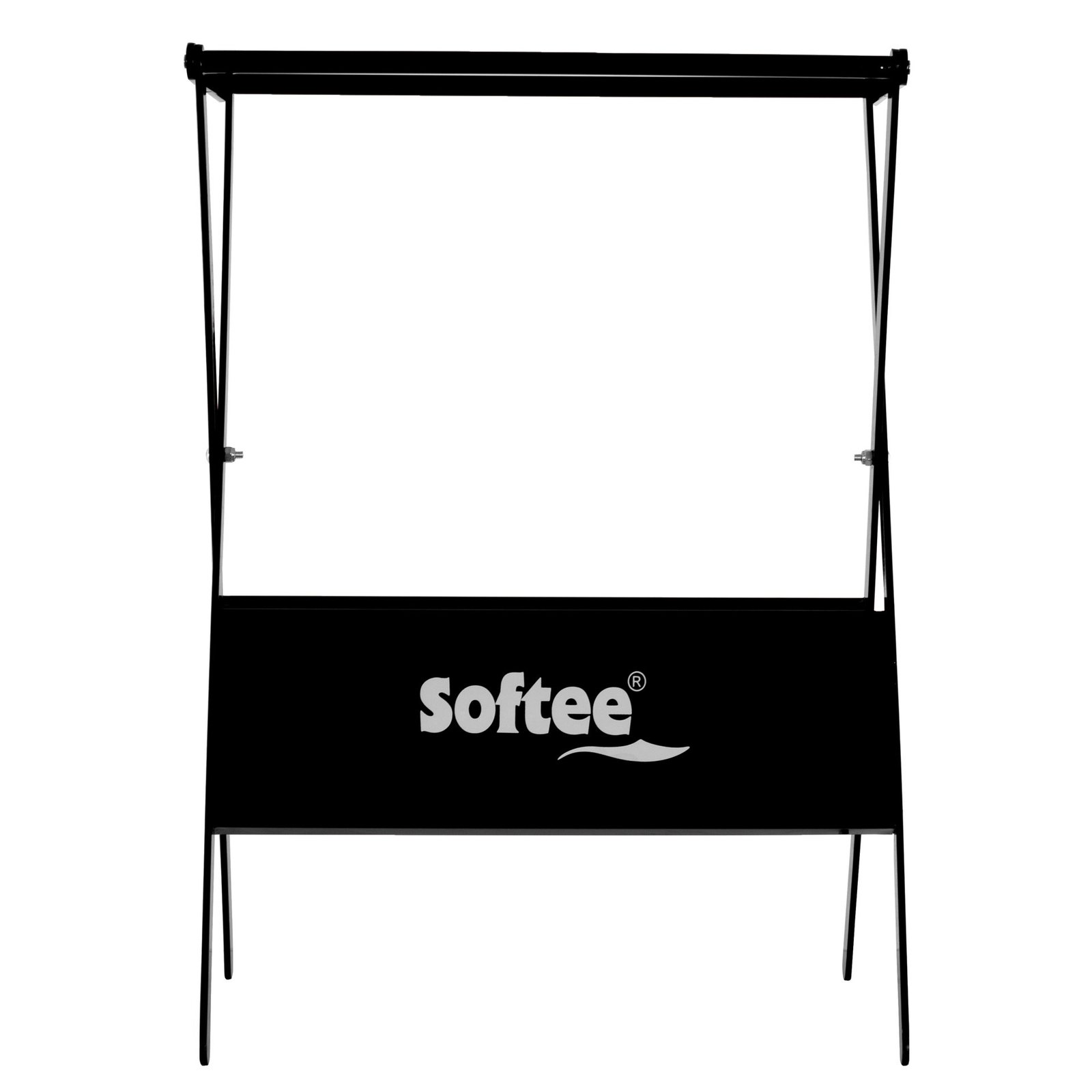 soporte para palas de pádel/tenis/bádminton softee negro 69.5x50x37 cm