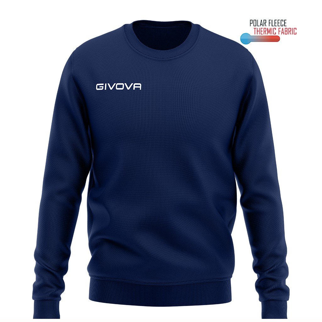 sudadera givova one cuello redondo marino 1