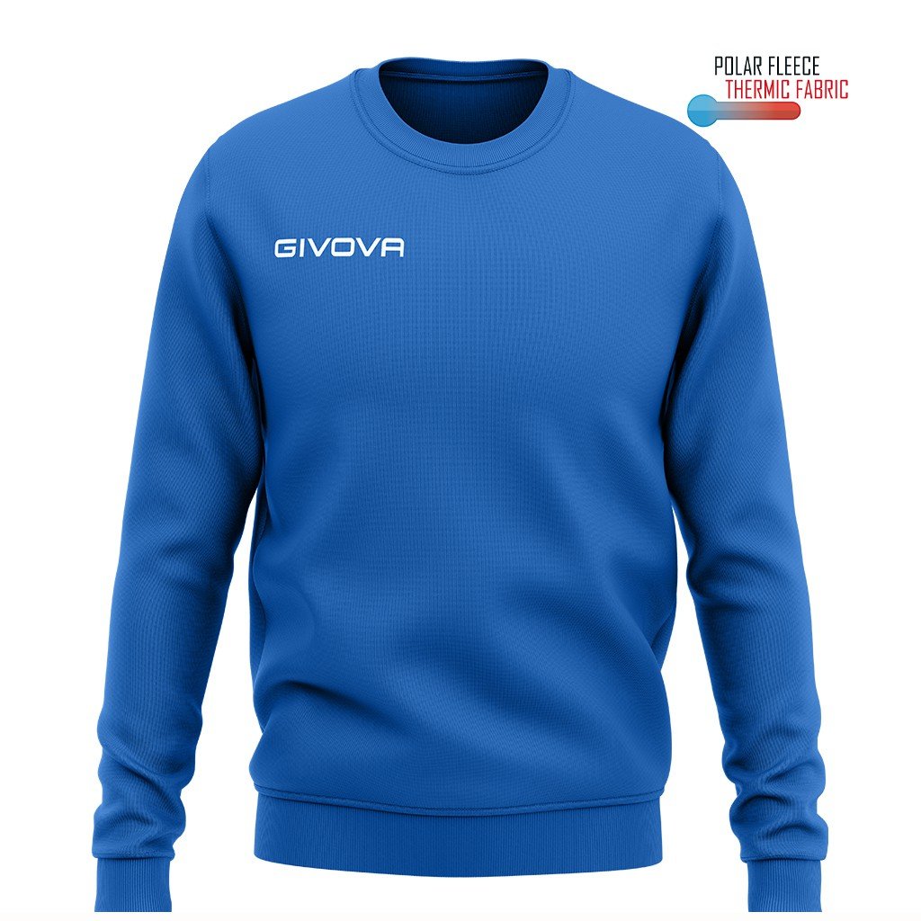 sudadera givova one cuello redondo royal