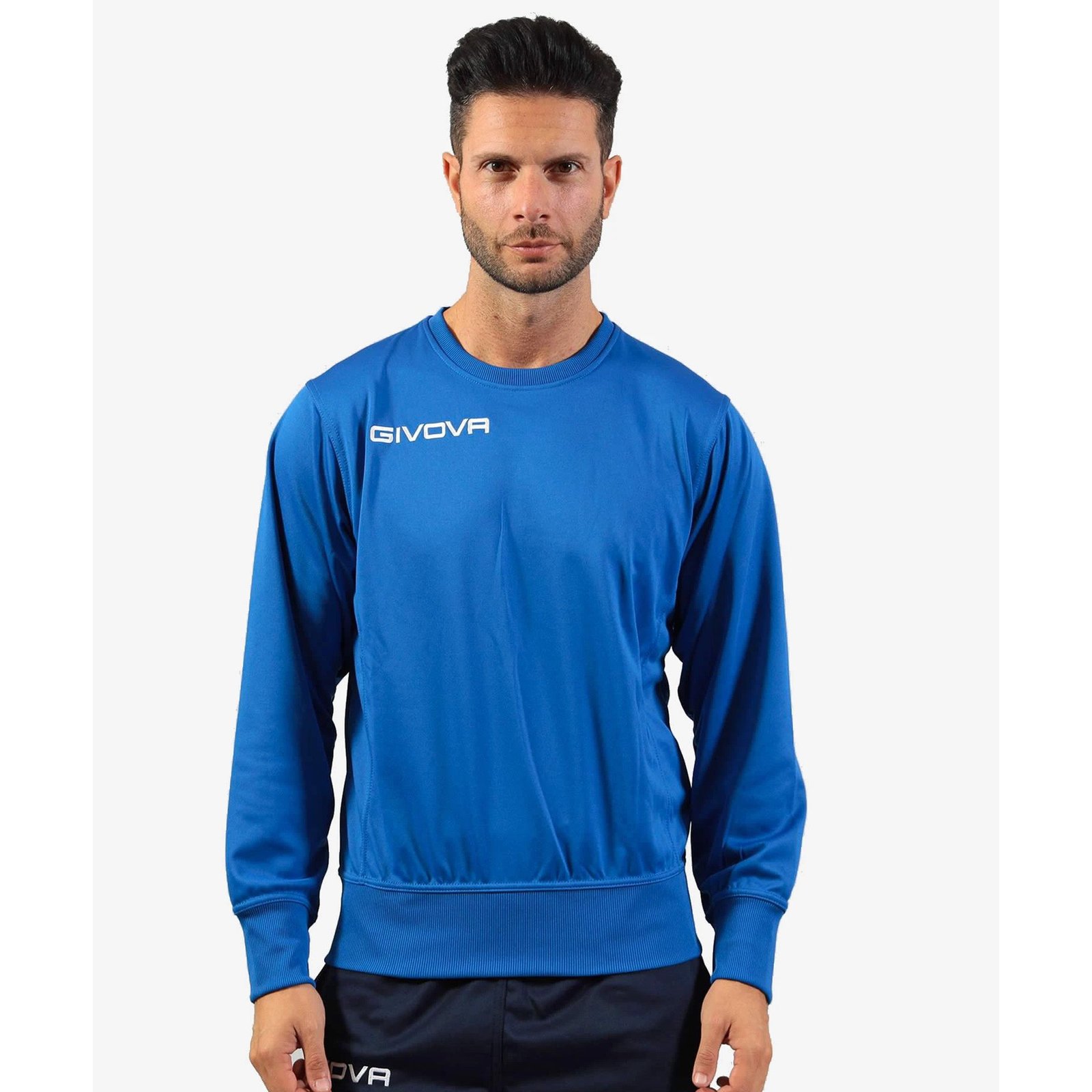 sudadera givova one cuello redondo royal 1