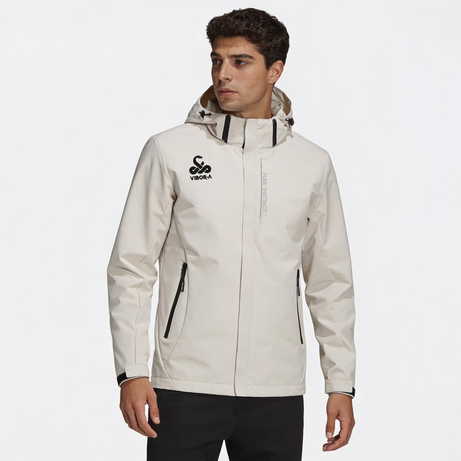 jacket vibor-a jergón blanco