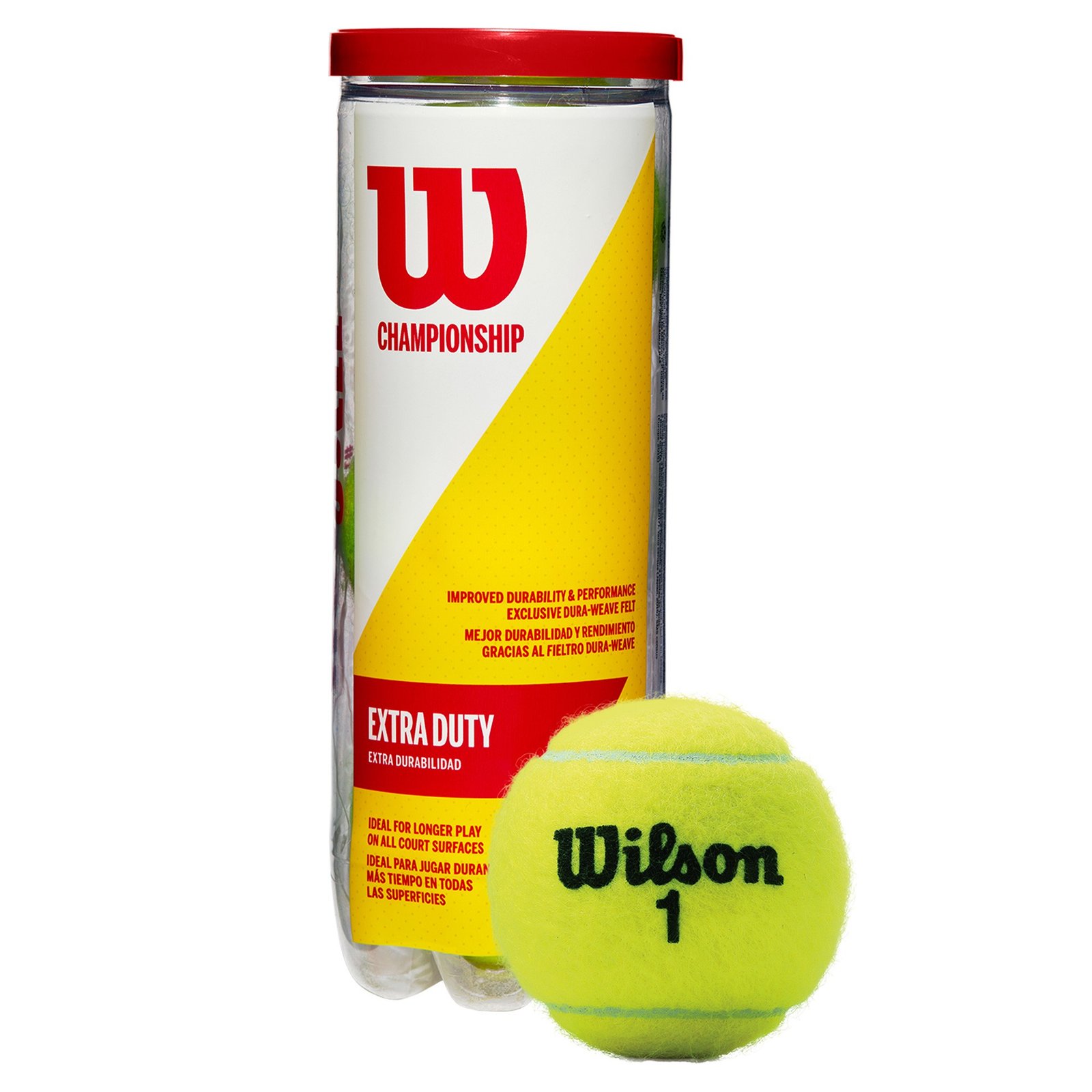 bote 3 pelotas tenis wilson championship xd 3