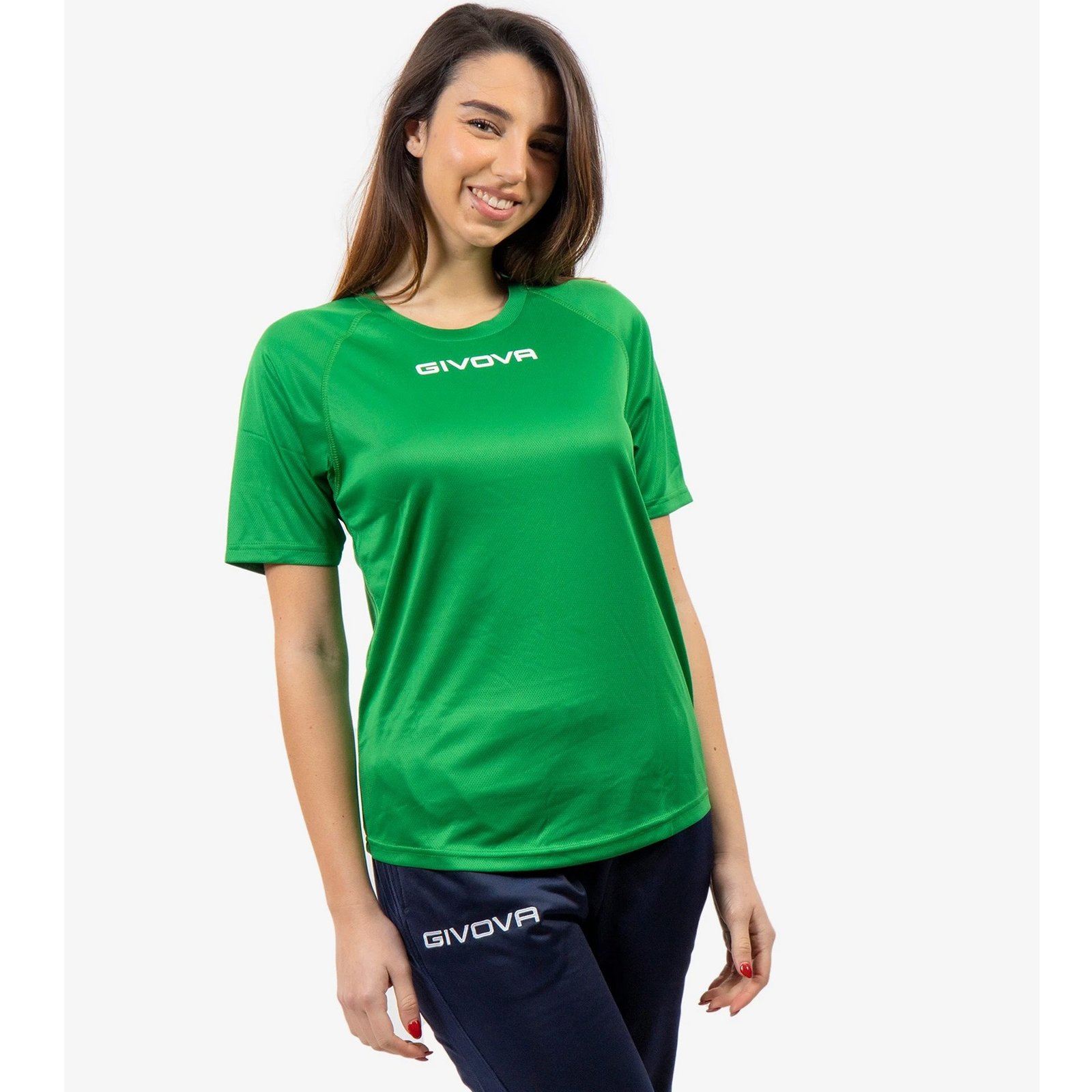 camiseta givova one microperforada verde 1