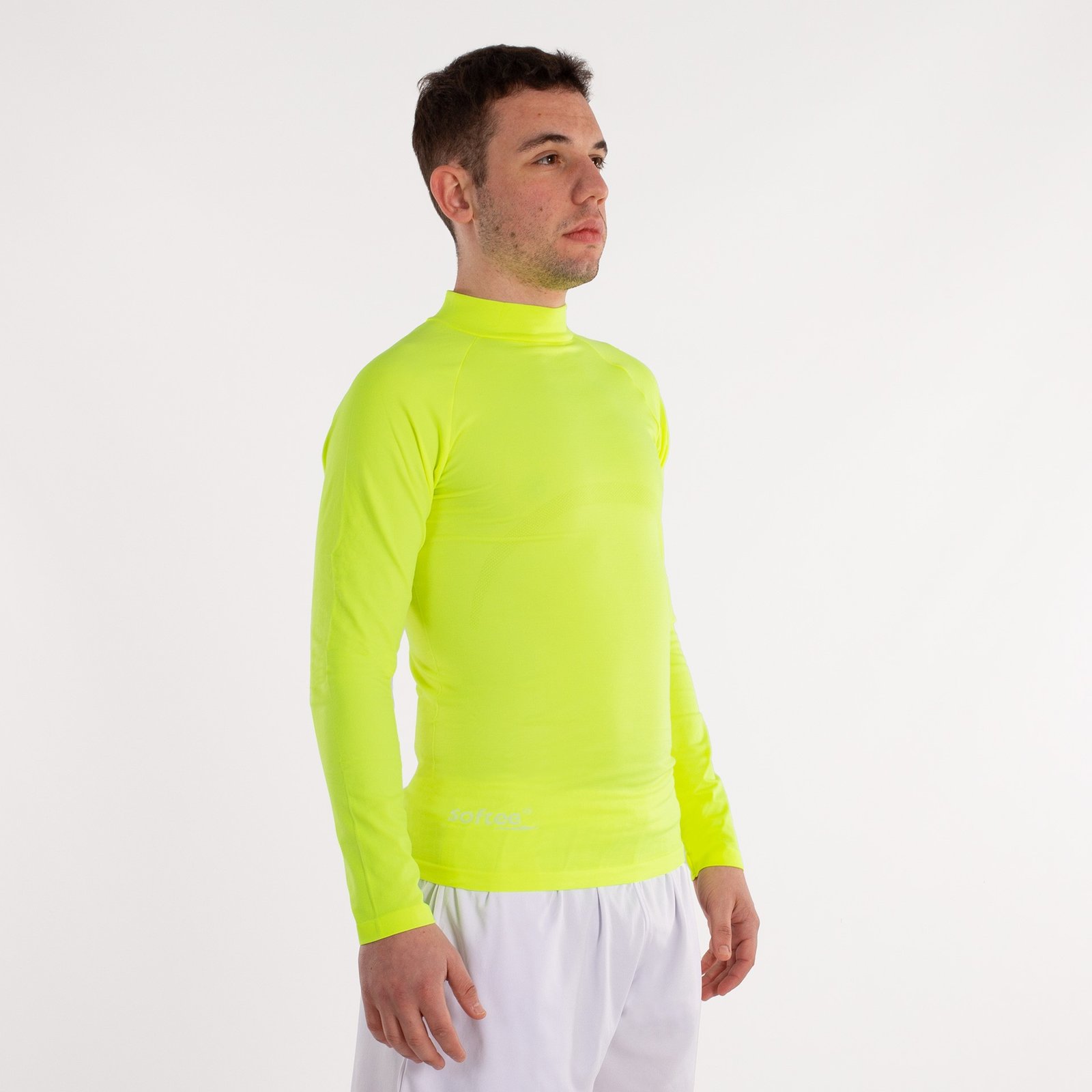 camiseta térmica softee bubble adulto amarillo flúor 1