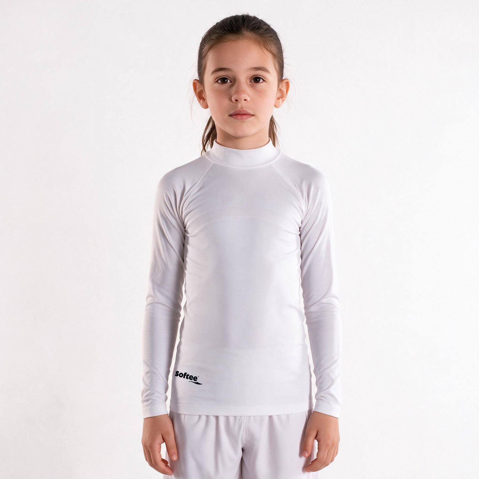 camiseta térmica softee bubble infantil blanco 2