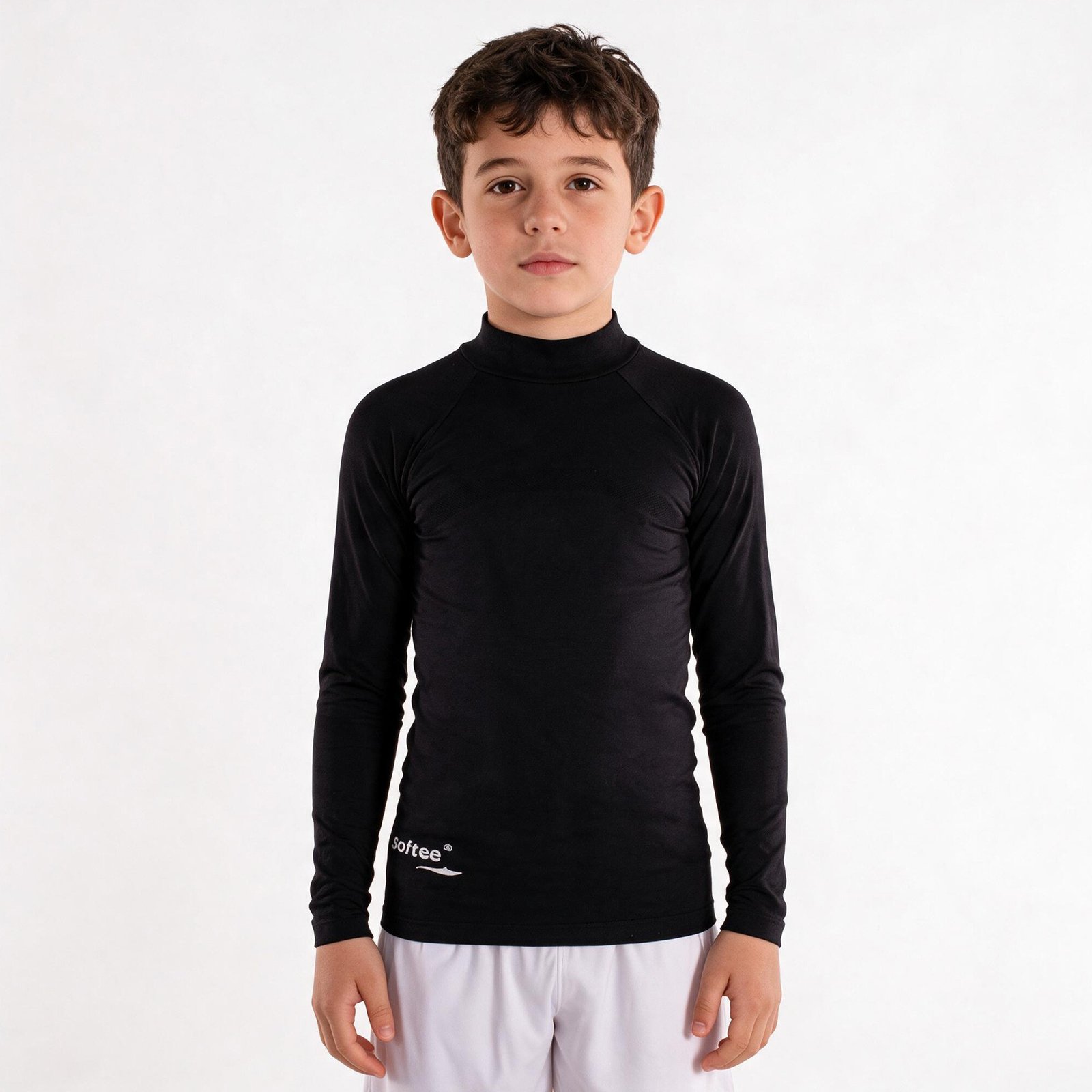 camiseta térmica softee bubble infantil negro 6