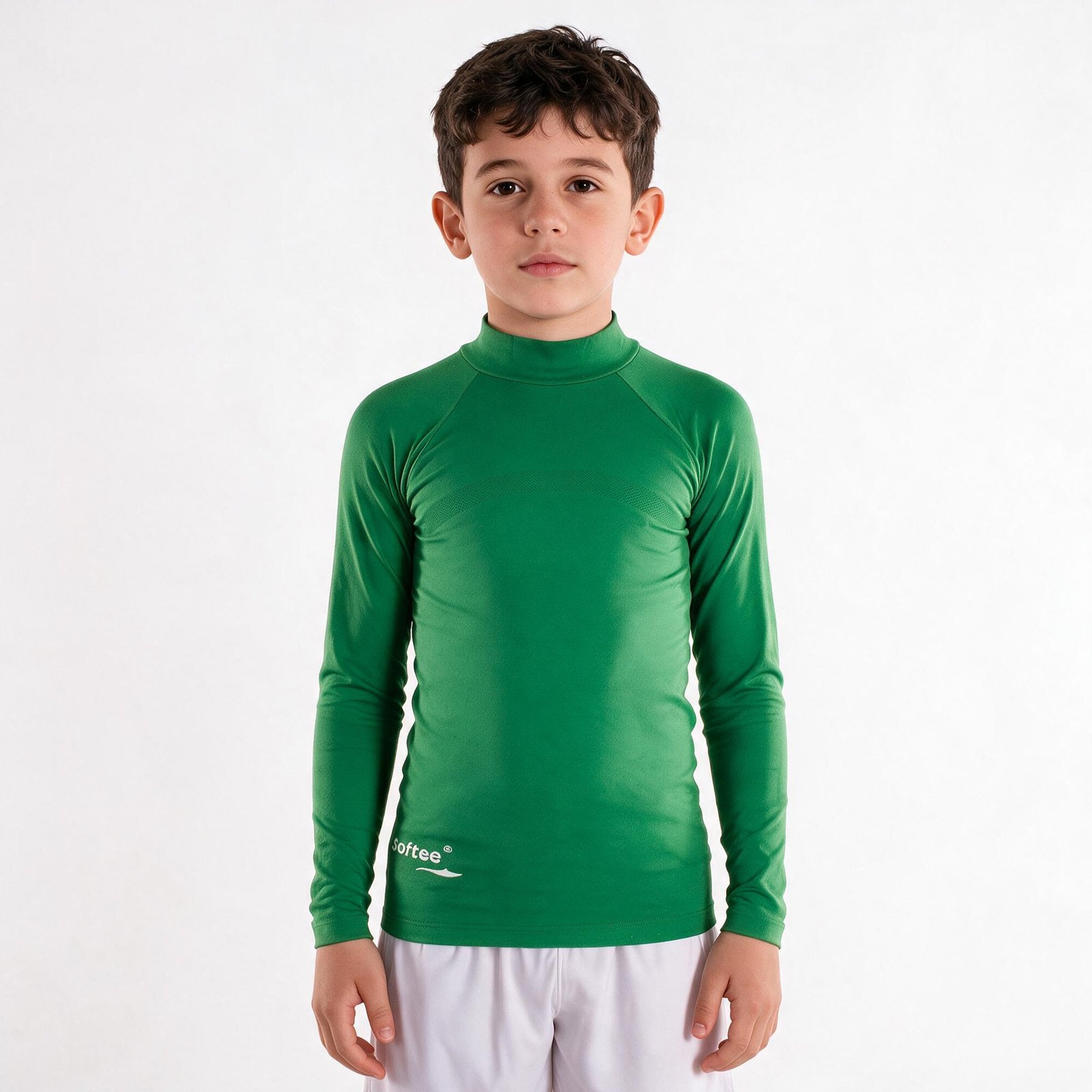 camiseta térmica softee bubble infantil verde 1