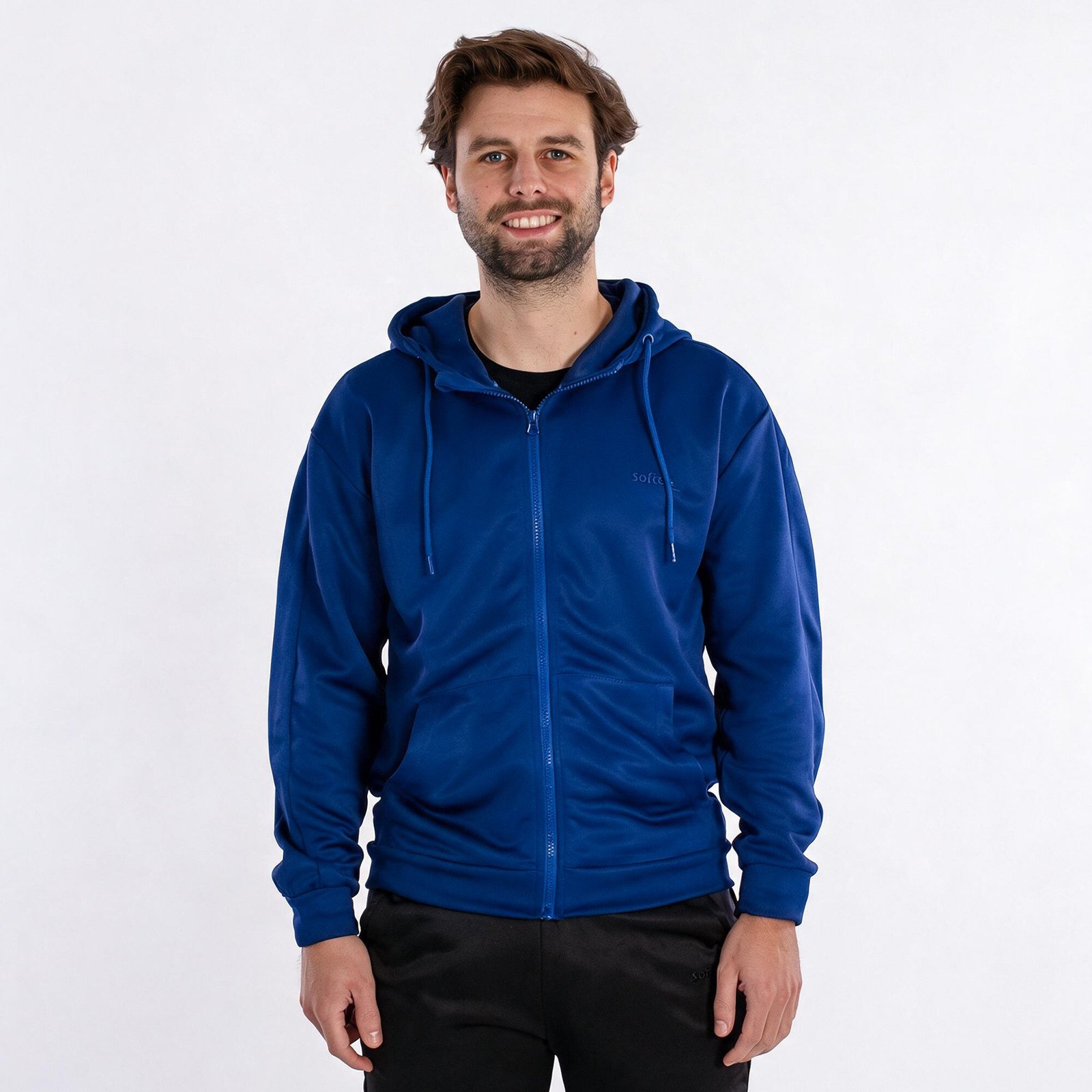 chaqueta cremallera softee elegant adulto azul