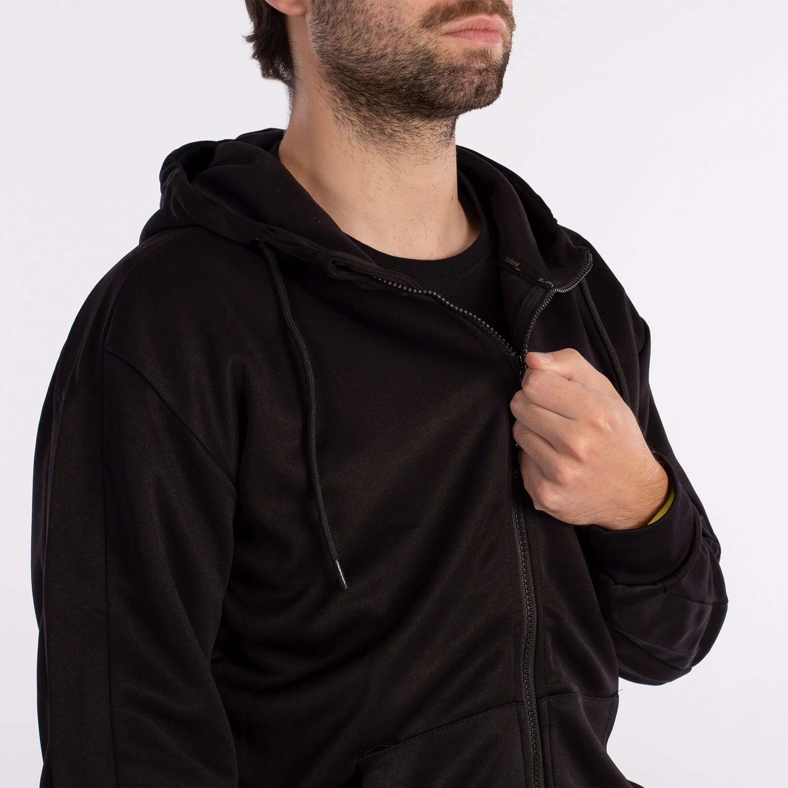 chaqueta cremallera softee elegant adulto negro 1