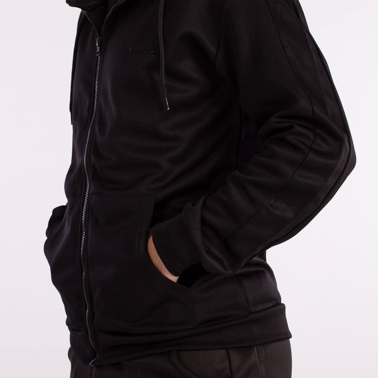chaqueta cremallera softee elegant adulto negro 2