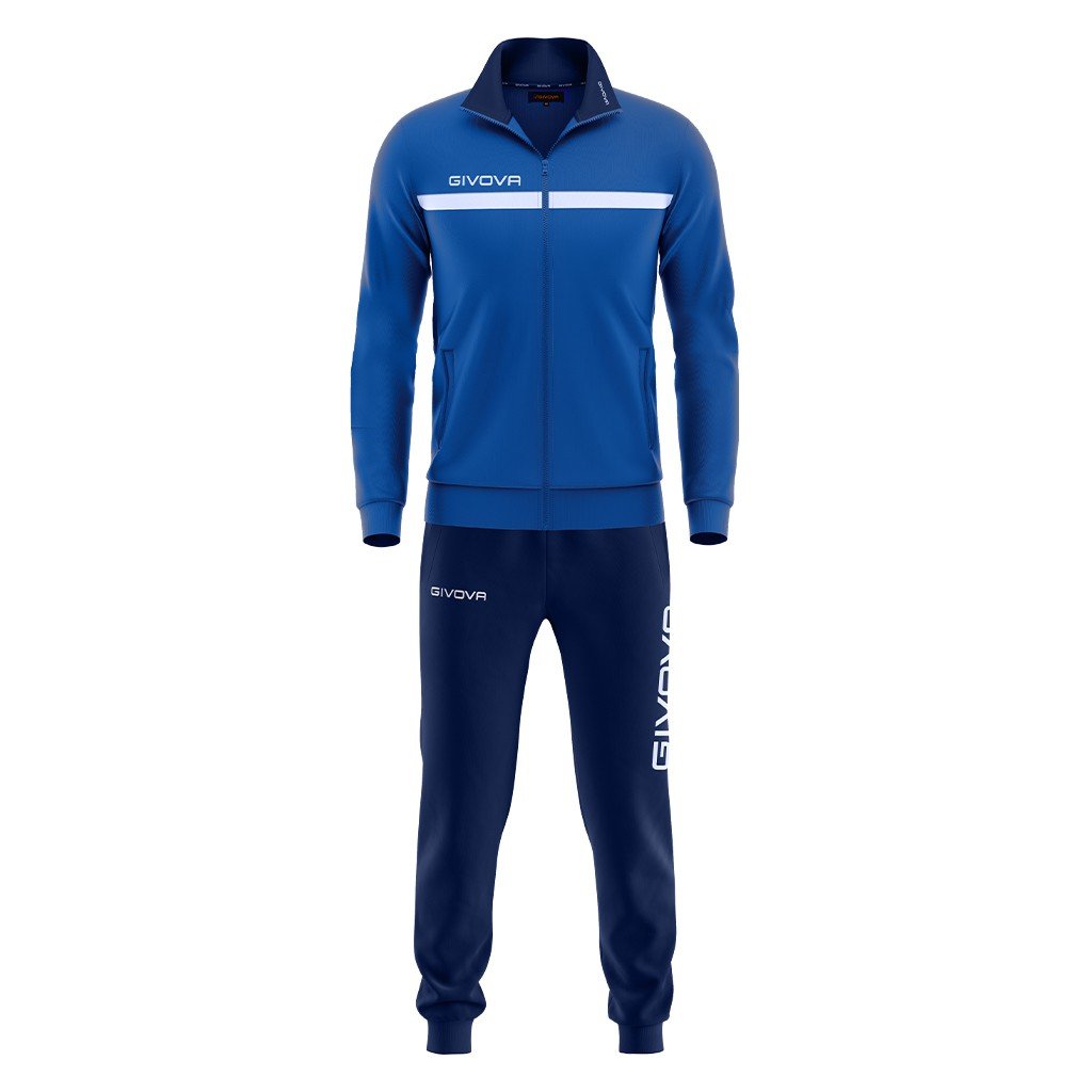 chándal givova tuta one full zip royal marino