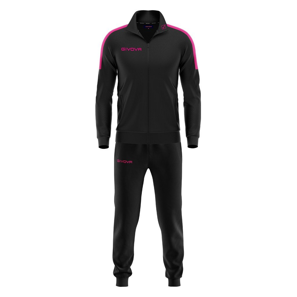 chándal givova tuta revolution fluor negro fucsia