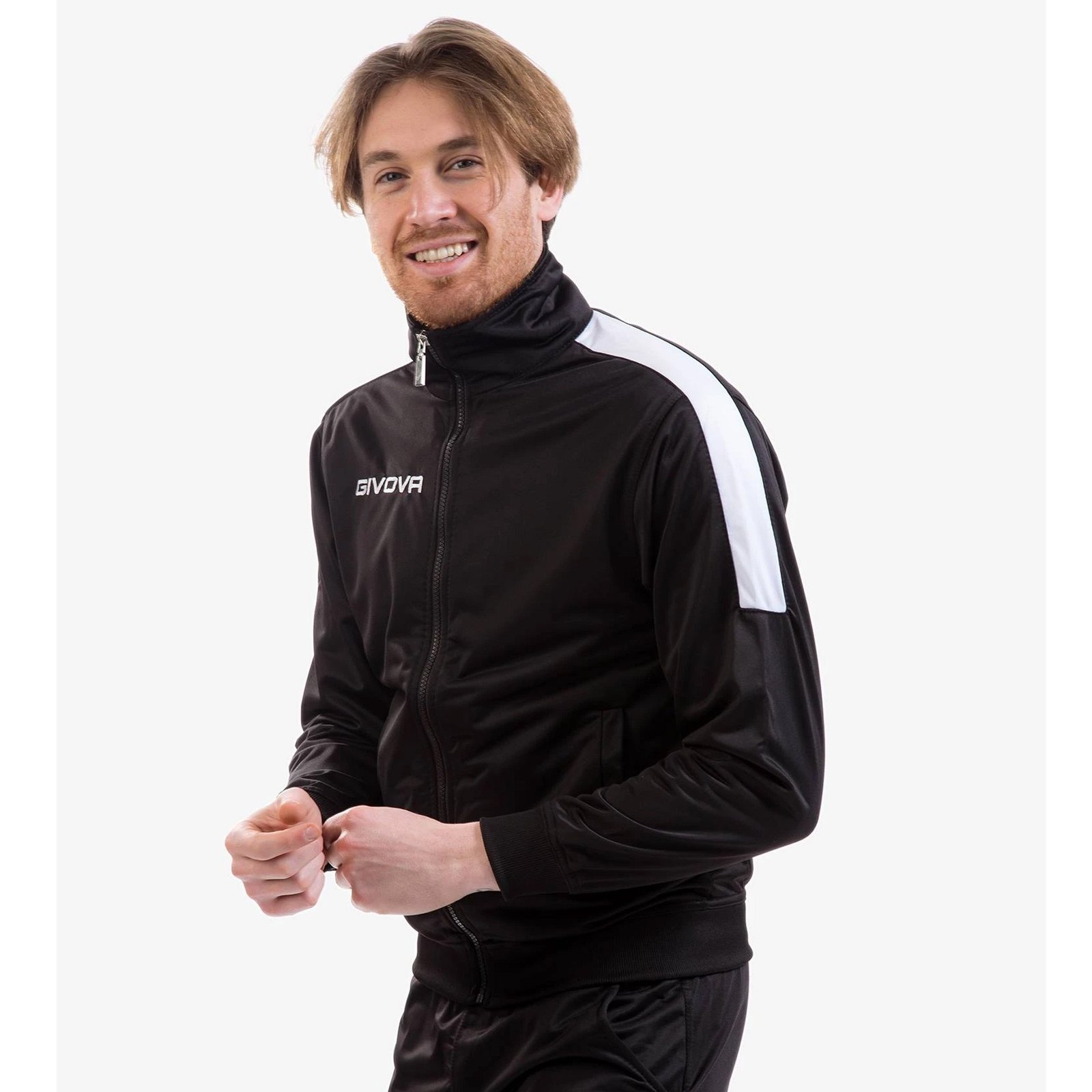 chándal givova tuta revolution negro blanco 2