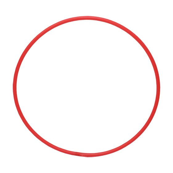 hula hoop rojo 75 cm