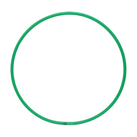 hula hoop verde 75 cm