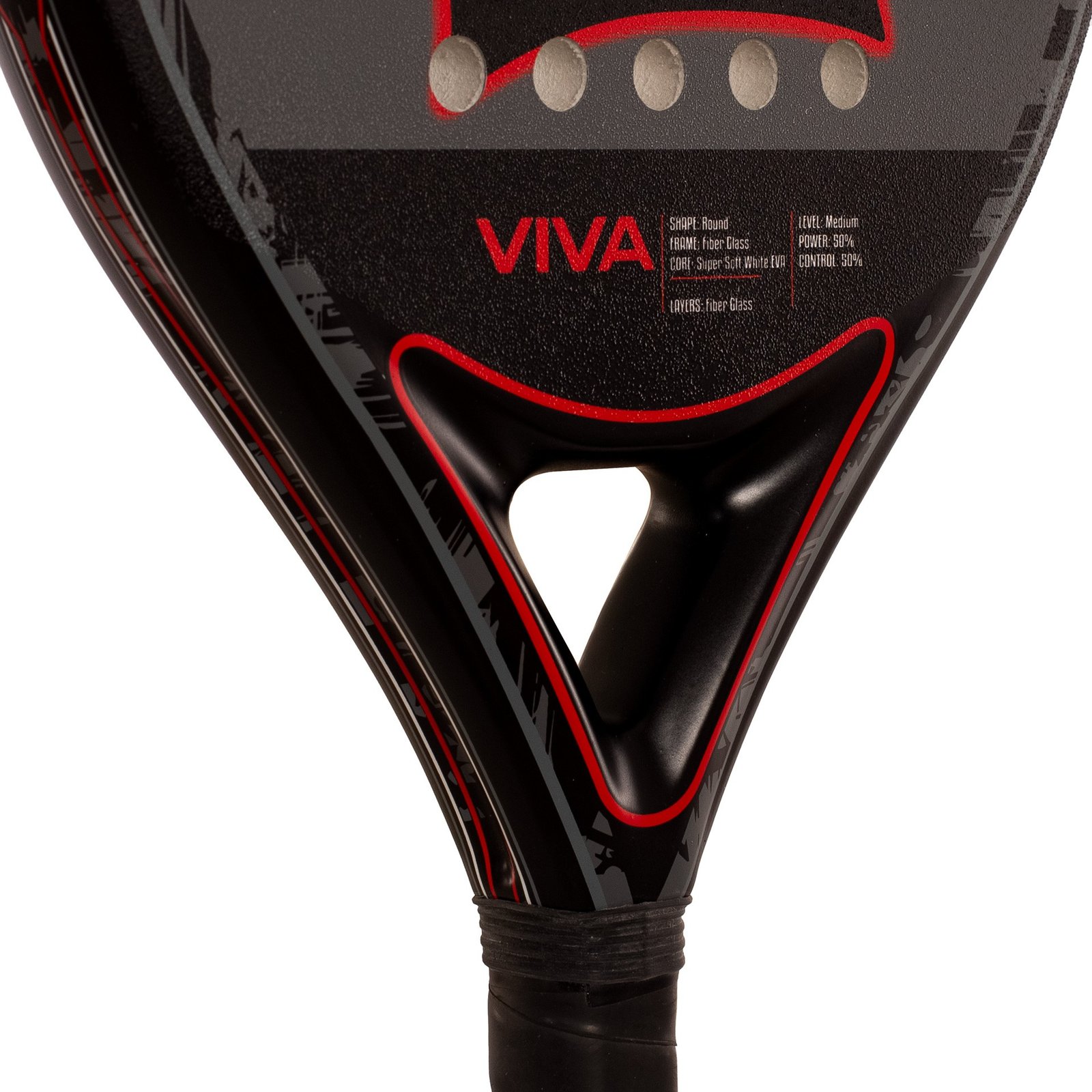 pala de pádel black crown viva 2