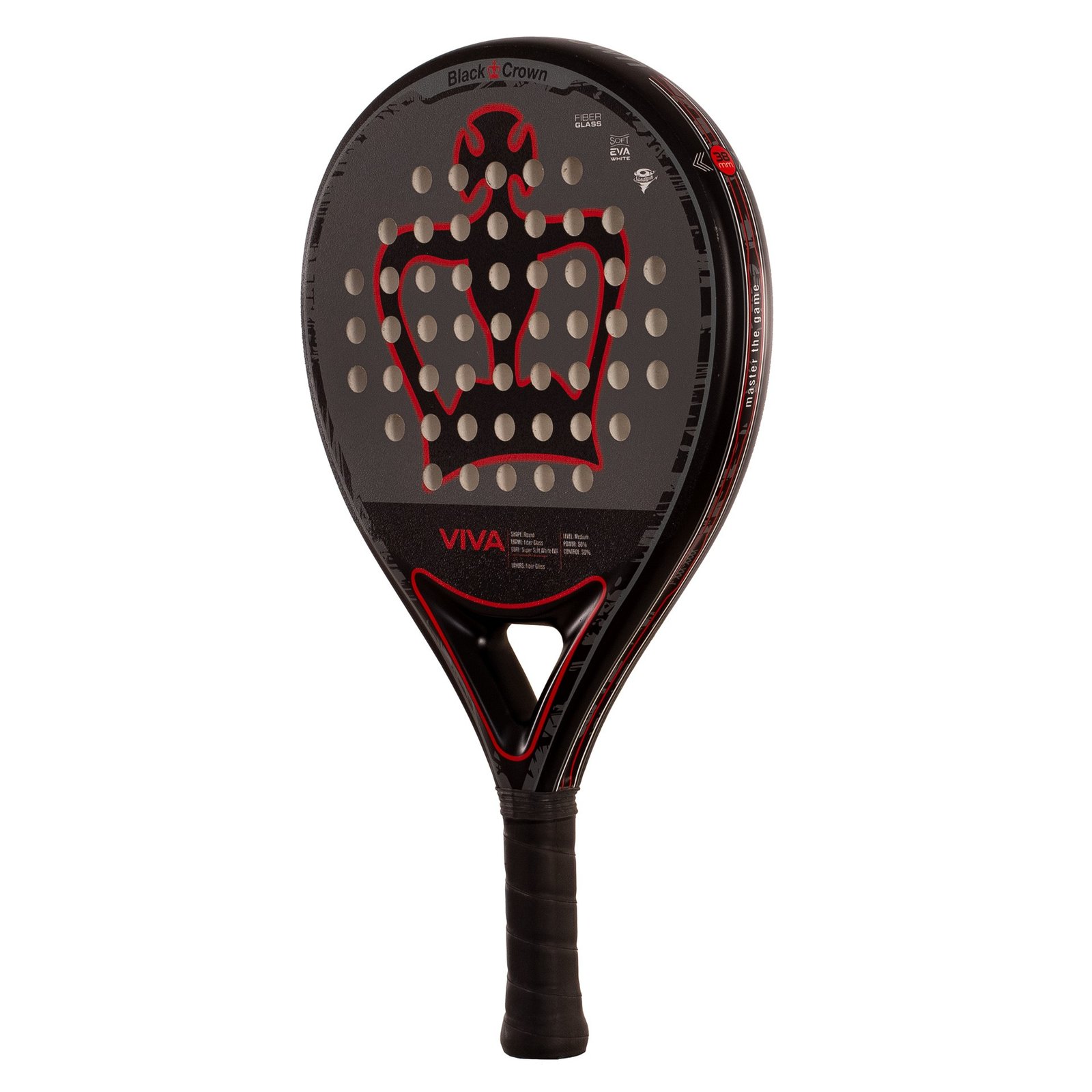 pala de pádel black crown viva 4