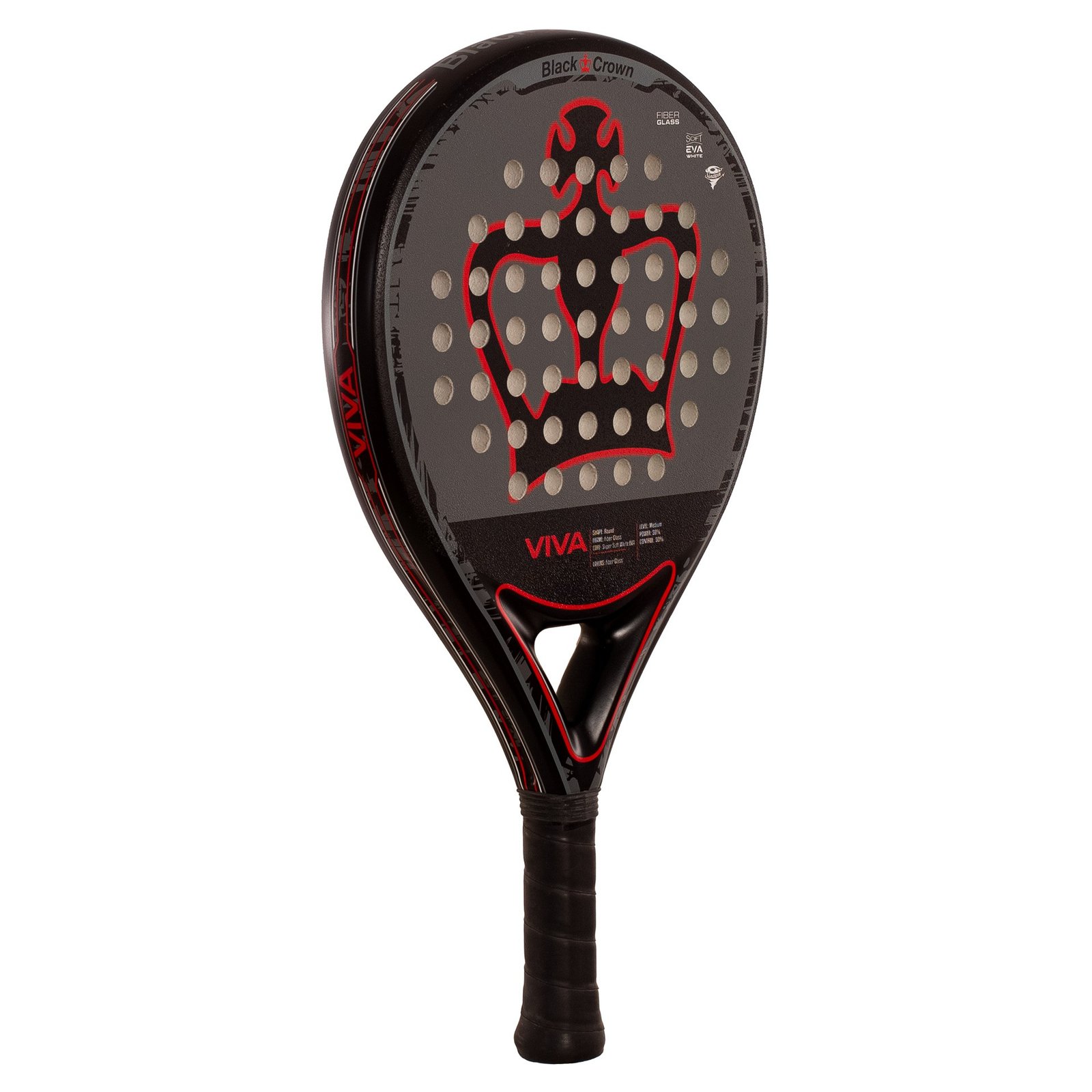 pala de pádel black crown viva 5