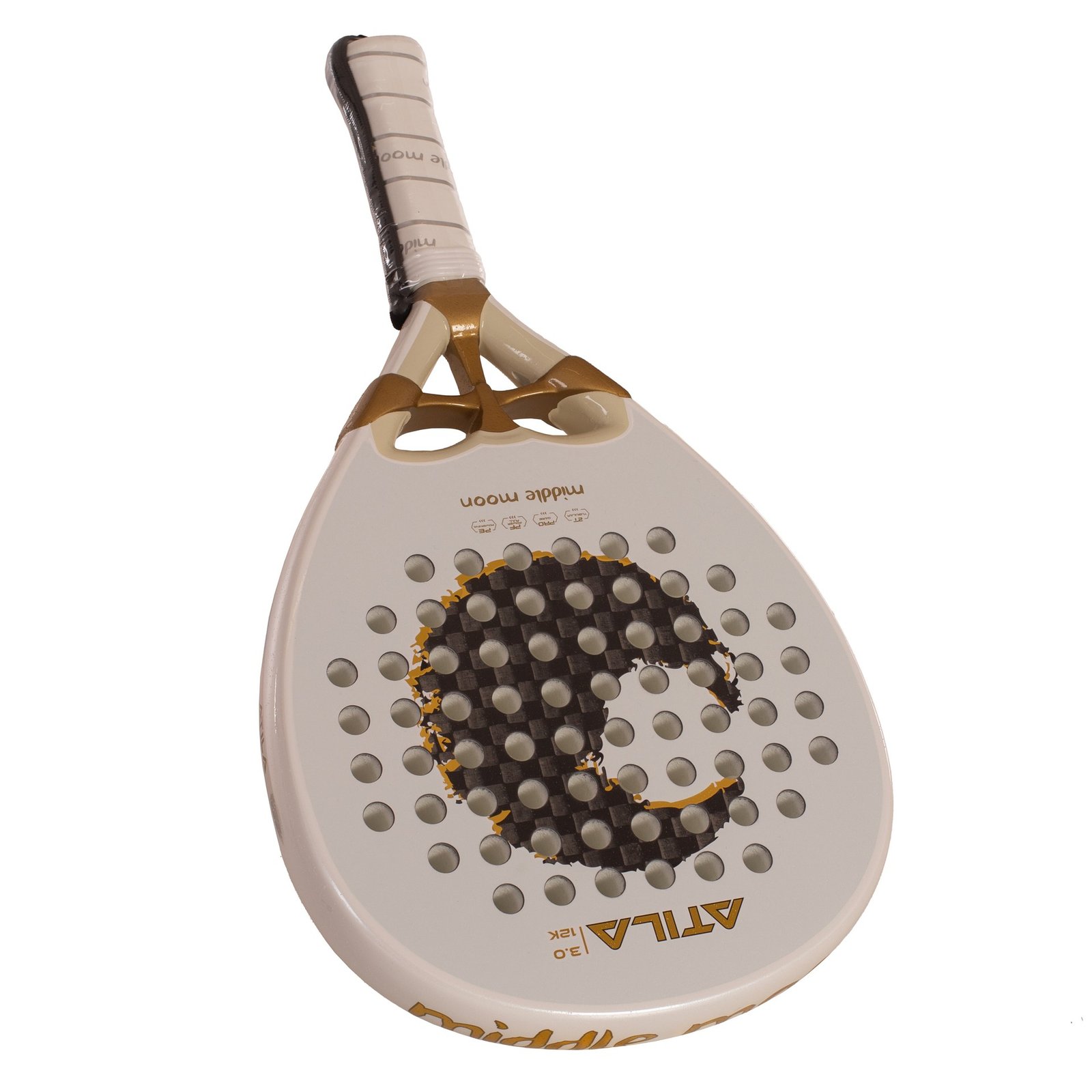 pala de pádel middle moon atila 3.0 12k 3