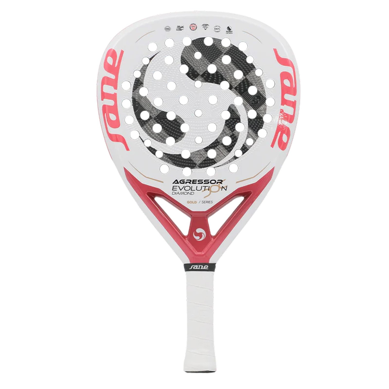 pala de pádel sane agressor evolution diamond gold 1