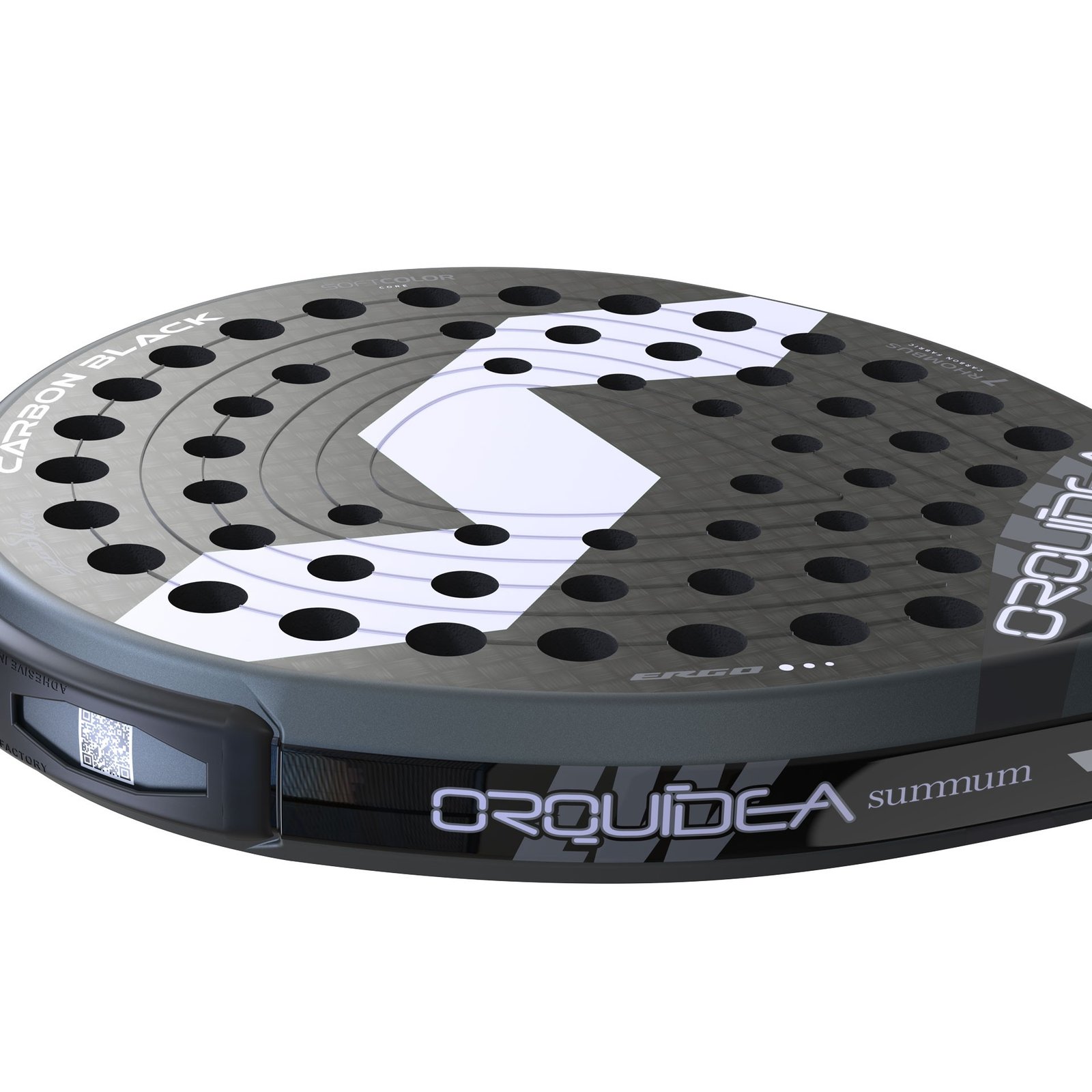 pala de pádel varlion lw carbon black orquidea 2