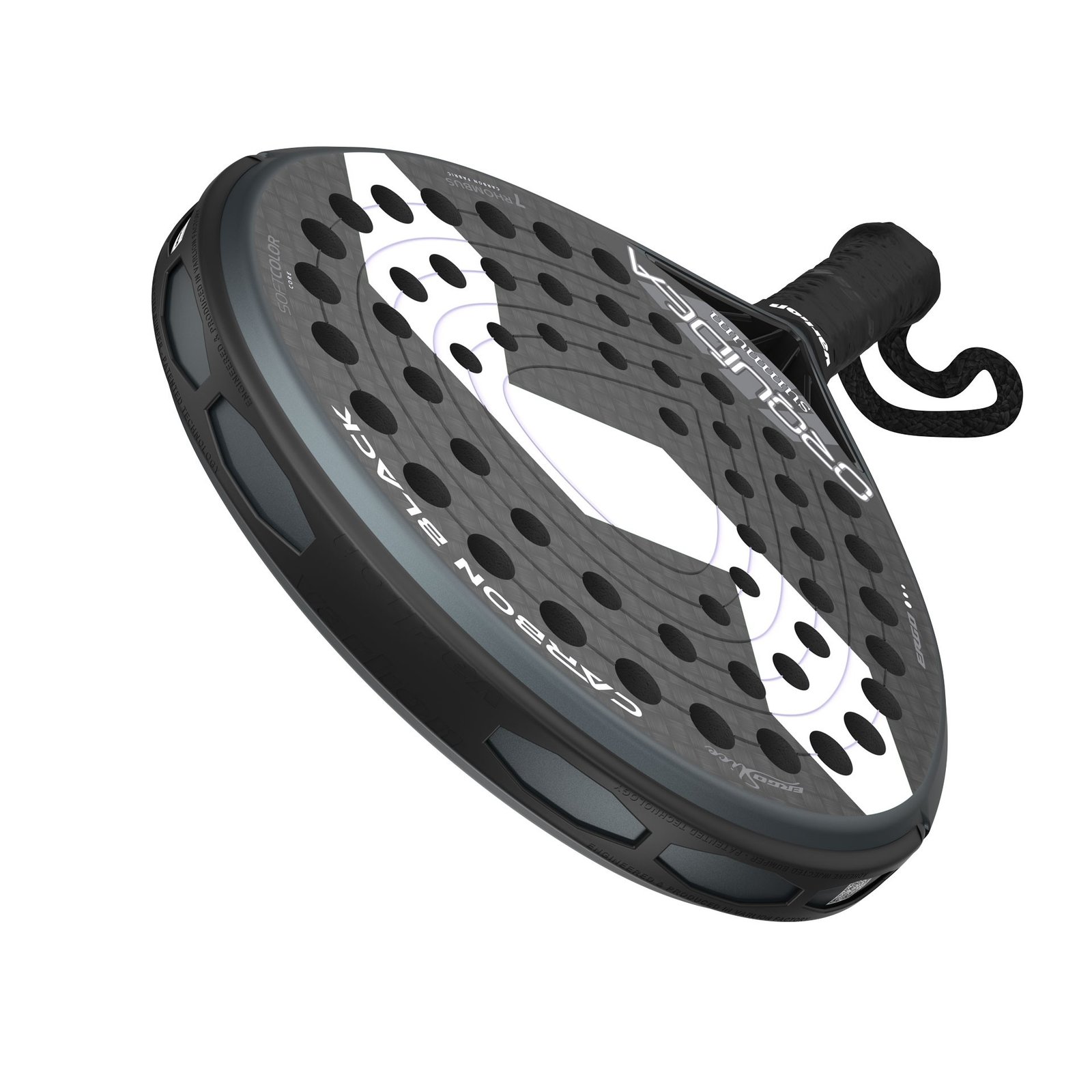 pala de pádel varlion lw carbon black orquidea 7