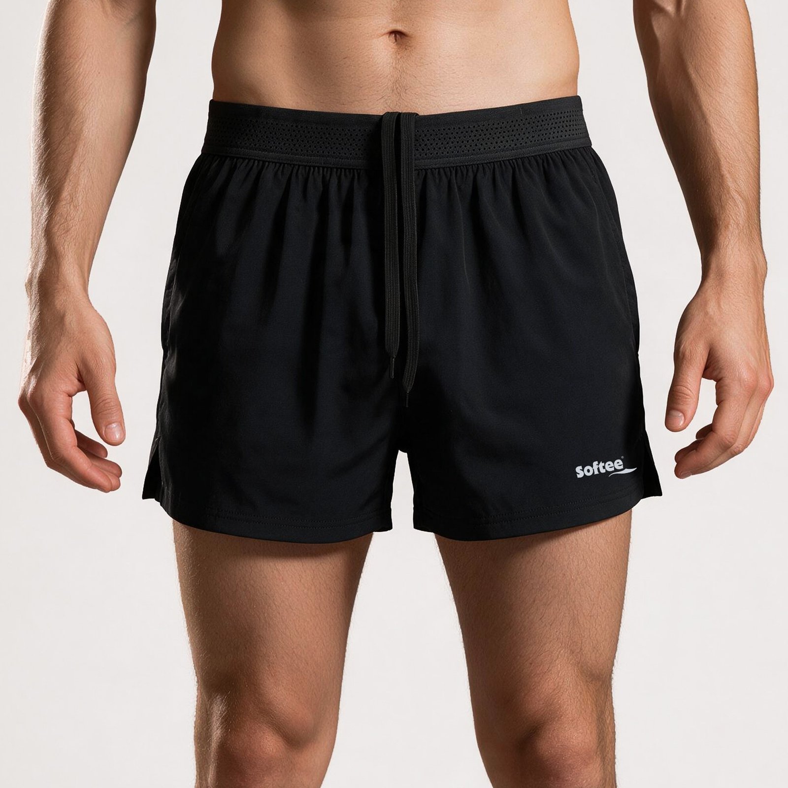 pantalón corto con bolsillos softee arch negro 1