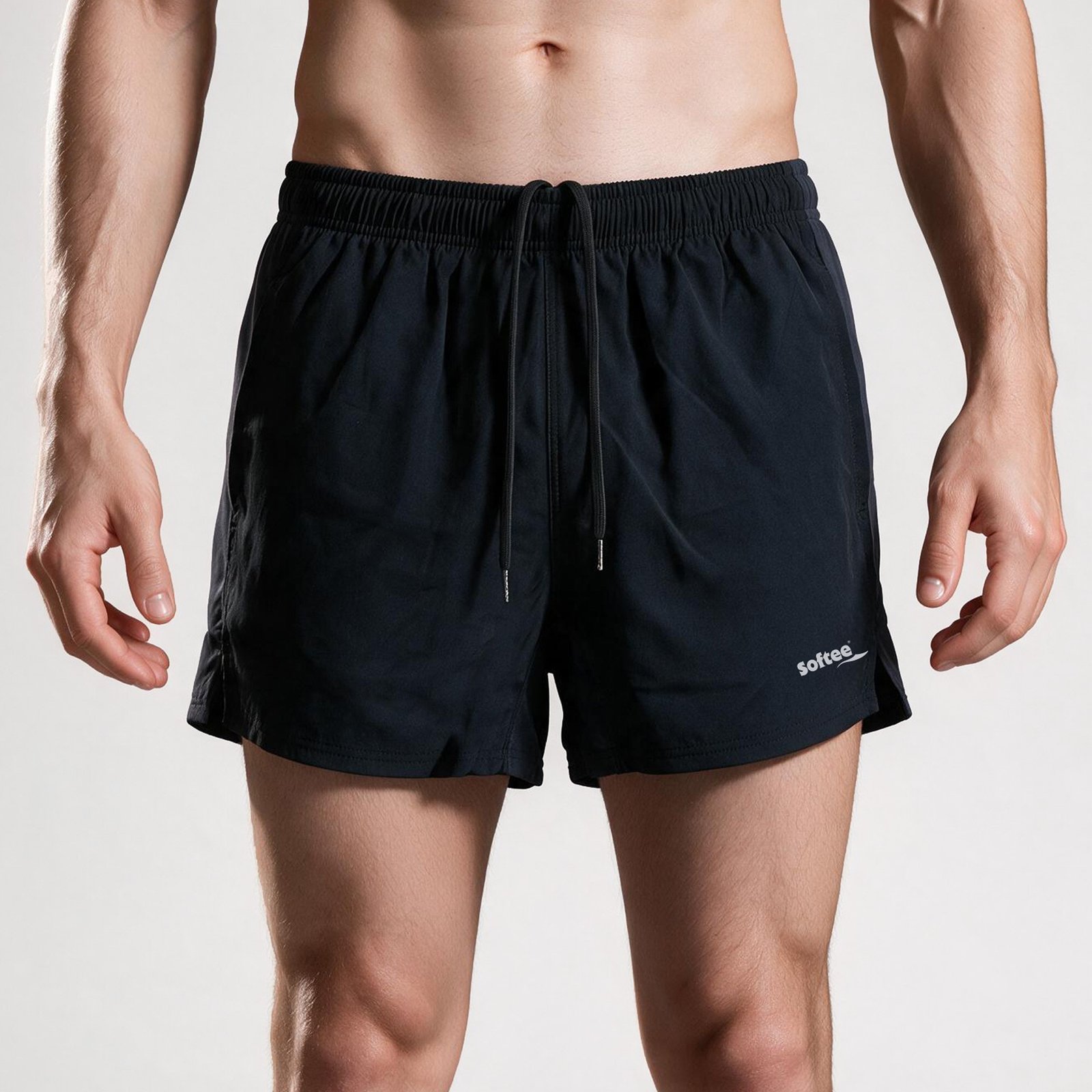 pantalón corto softee sonic negro